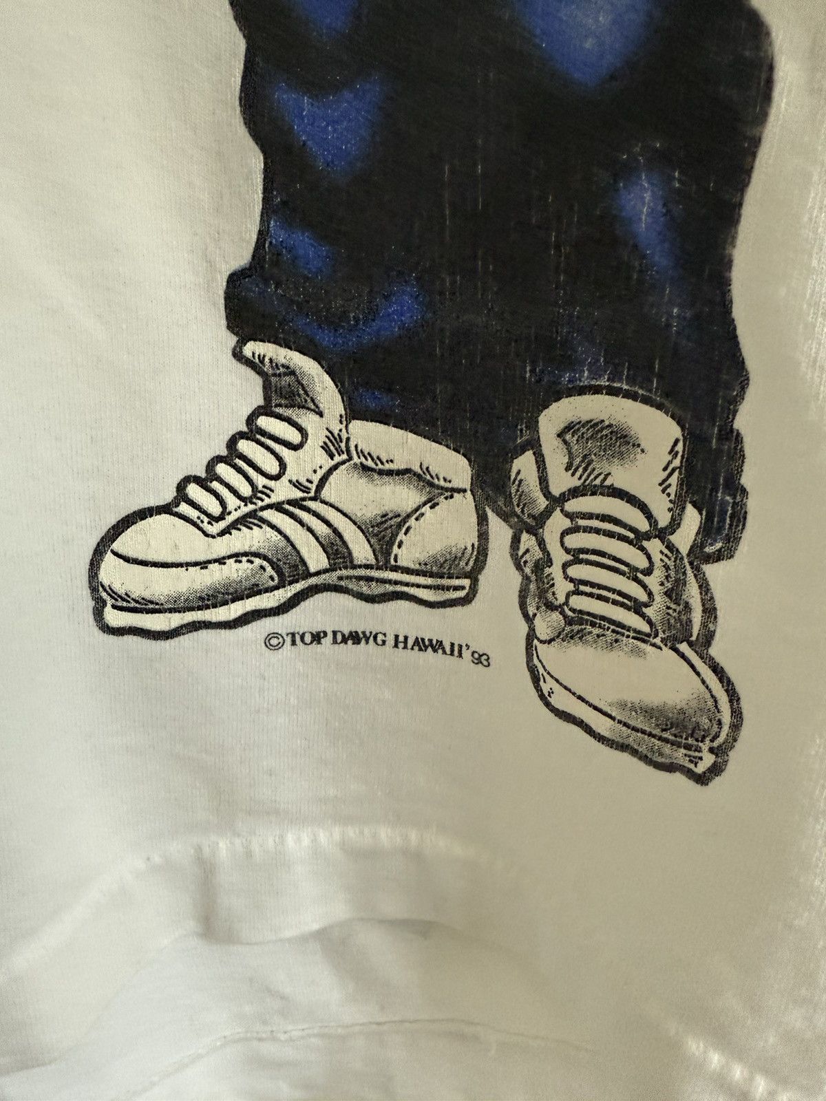 Other 1993 Top Dawg Hawaii Single Stitch Tee (White L) Size US L / EU 52-54 / 3 - 2 Thumbnail