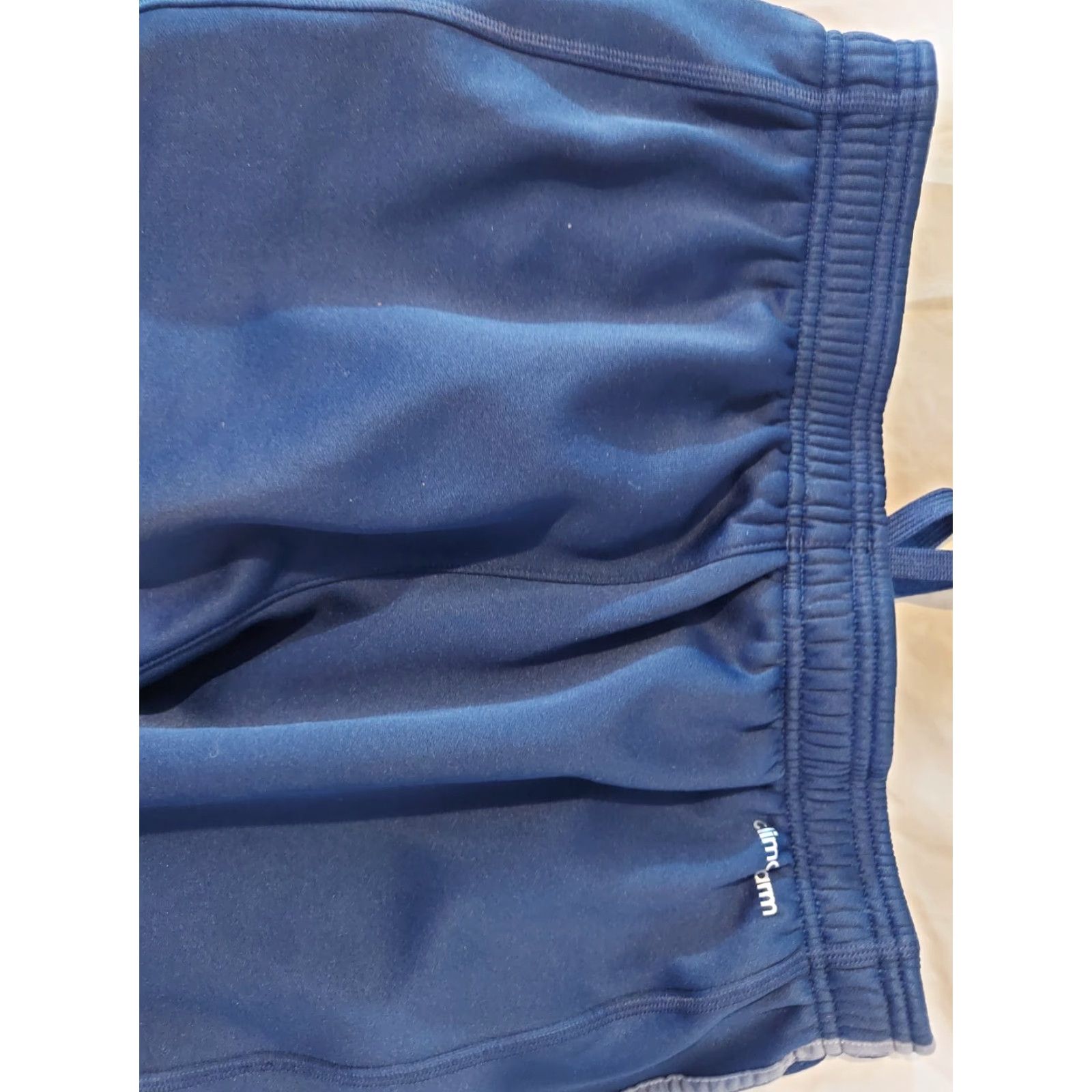 Adidas adidas Pants L Mens Navy Blue Athletic Gym Workout Sweatpants Size US 33 - 3 Thumbnail