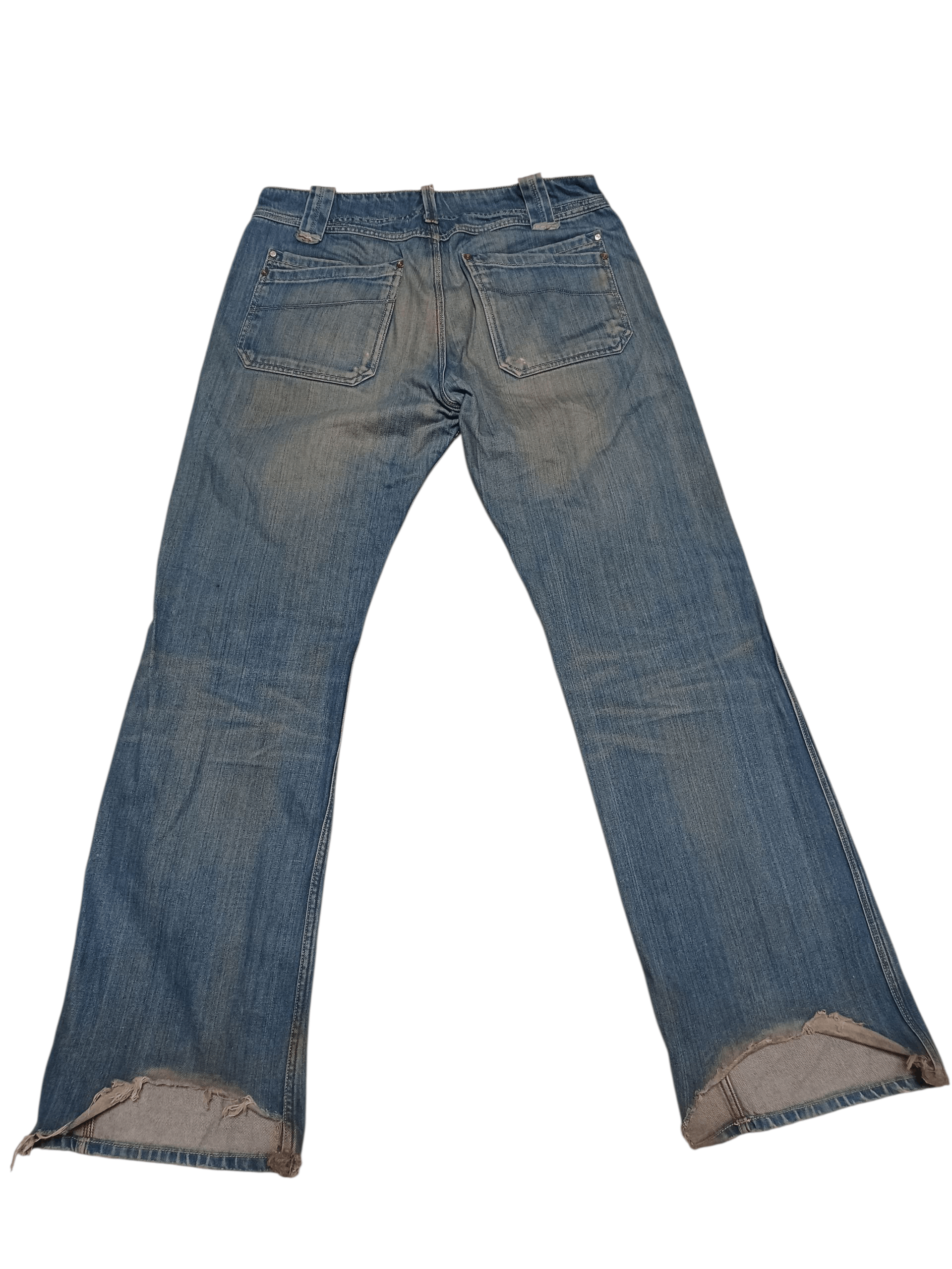 Diesel DIESEL VINTAGE MADE IN ITALY DISTRESSED DIRTY JEANS DENIM Size US 34 / EU 50 - 6 Thumbnail