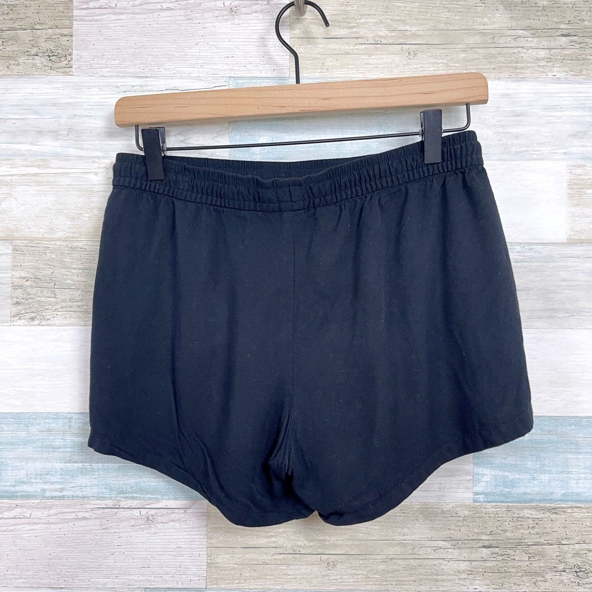 Old Navy Old Navy Pull On Lounge Shorts Black Mid Rise Womens XS Size 25" / US 0 / IT 36 - 2 Thumbnail