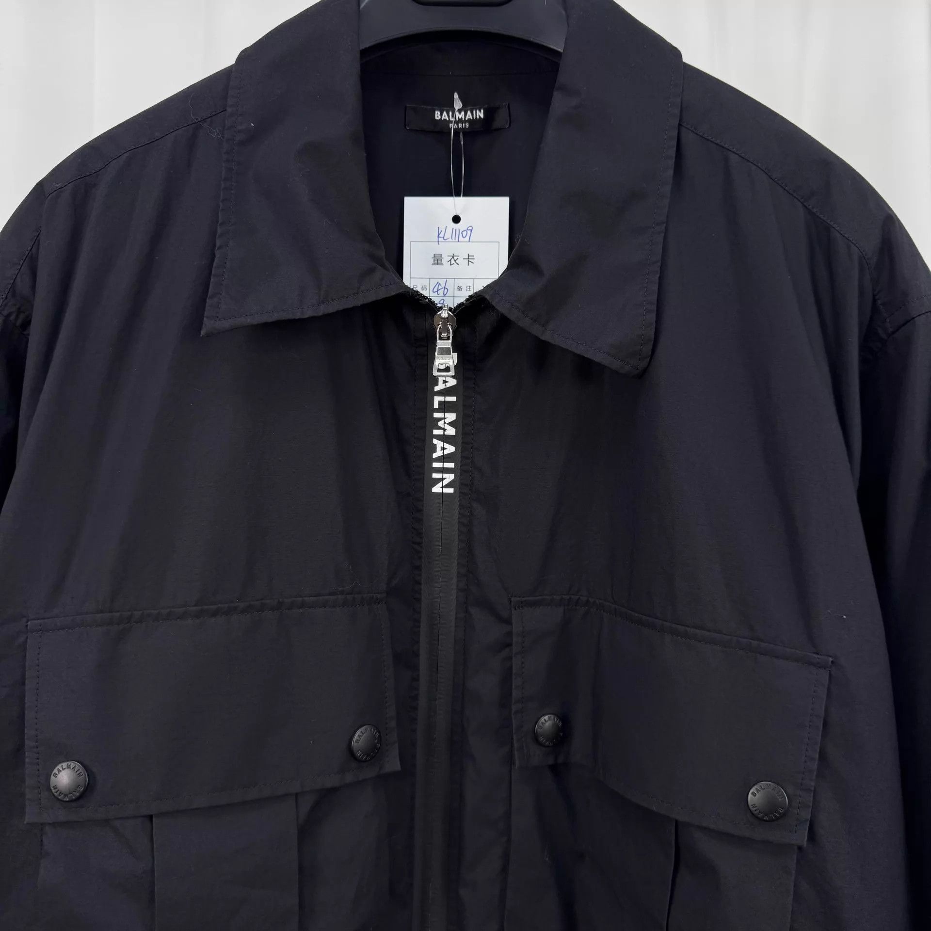Balmain Balmain Logo Print Zipper Shirt Jacket 46 98 New Size US S / EU 44-46 / 1 - 3 Thumbnail