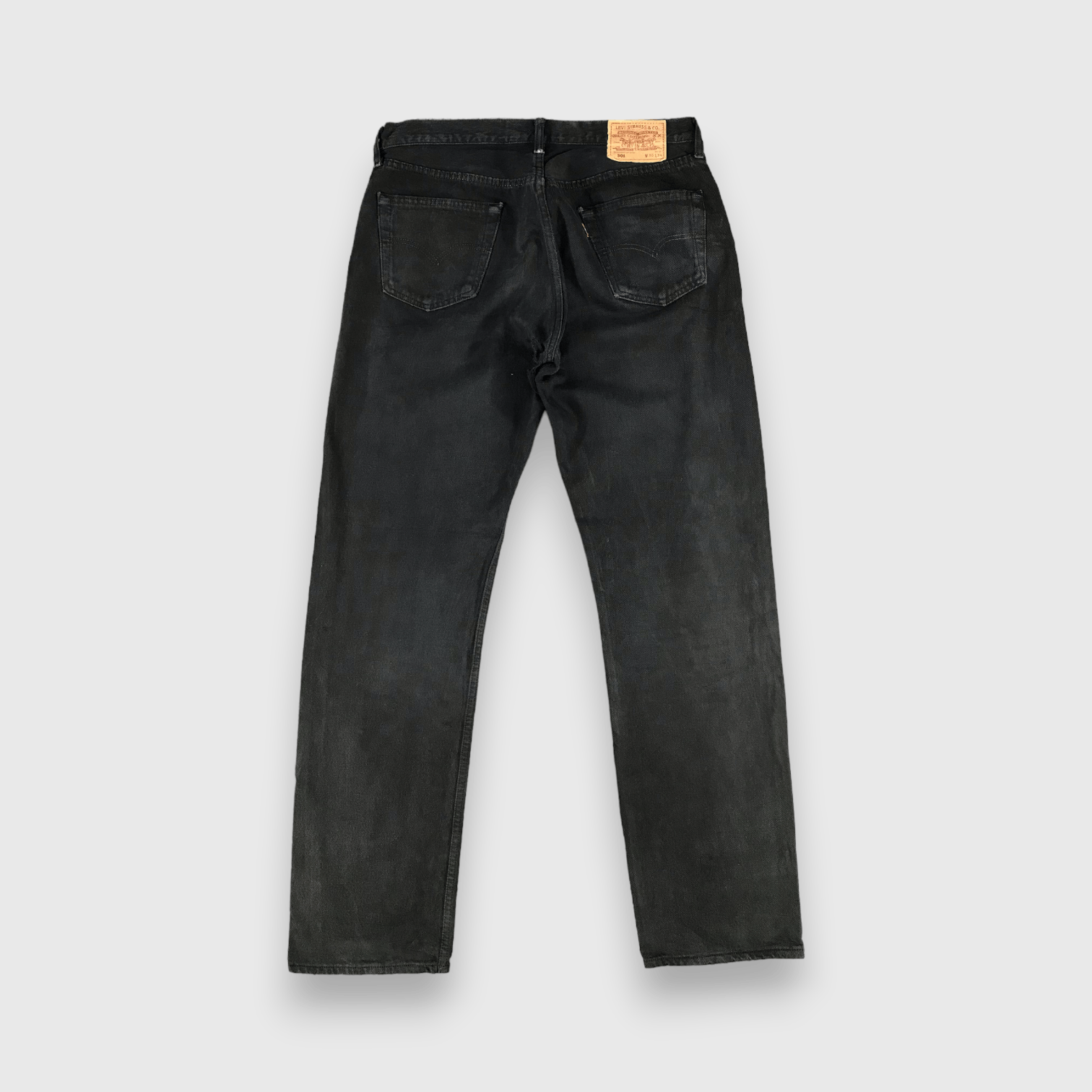 Levi's 90s Vintage Distress Levis 501 Jeans-J1412 Size US 35 - 2 Thumbnail