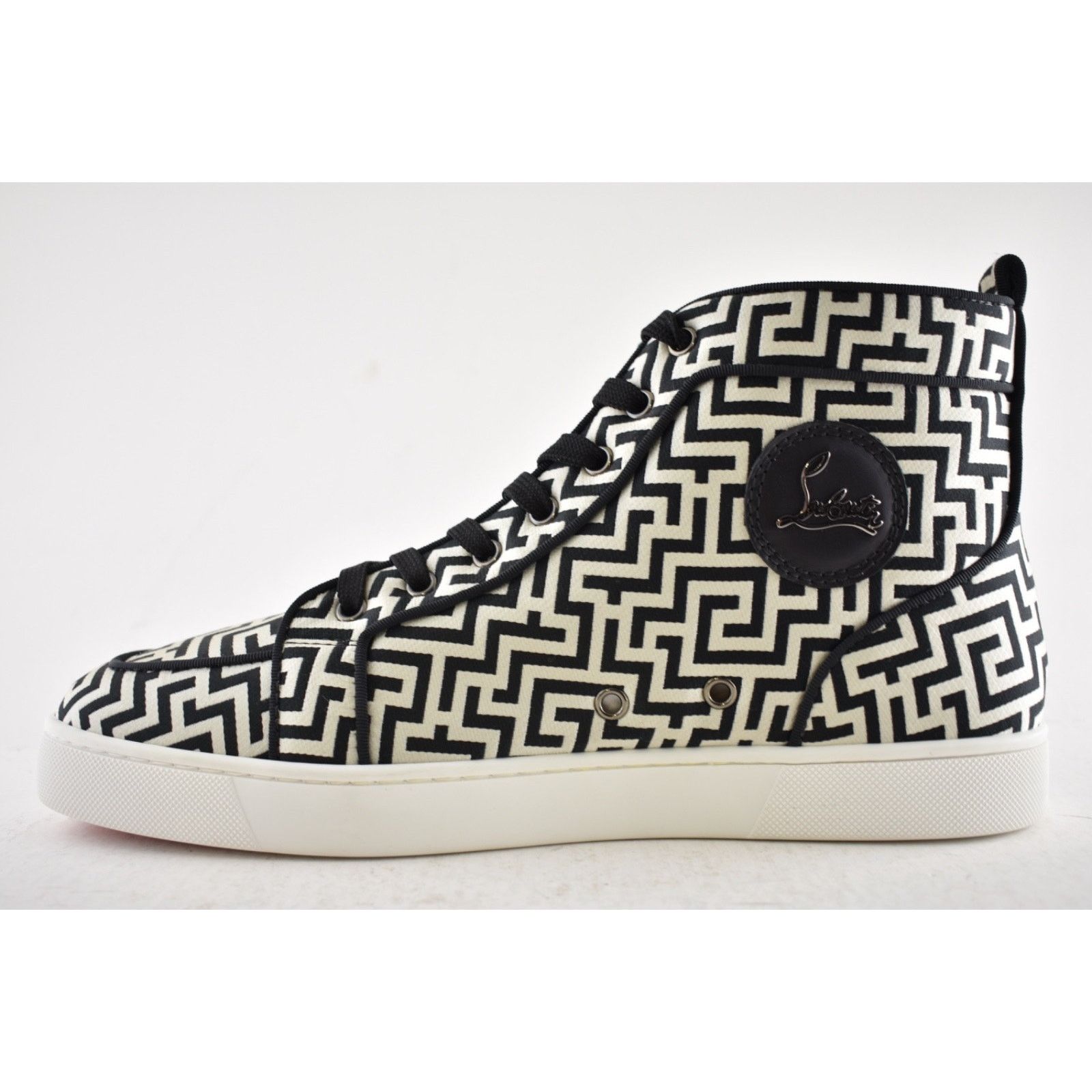 Christian Louboutin Christian Louboutin Mens Rantus Orlato Flat Tissu Black Size US 11 / EU 44 - 10 Thumbnail