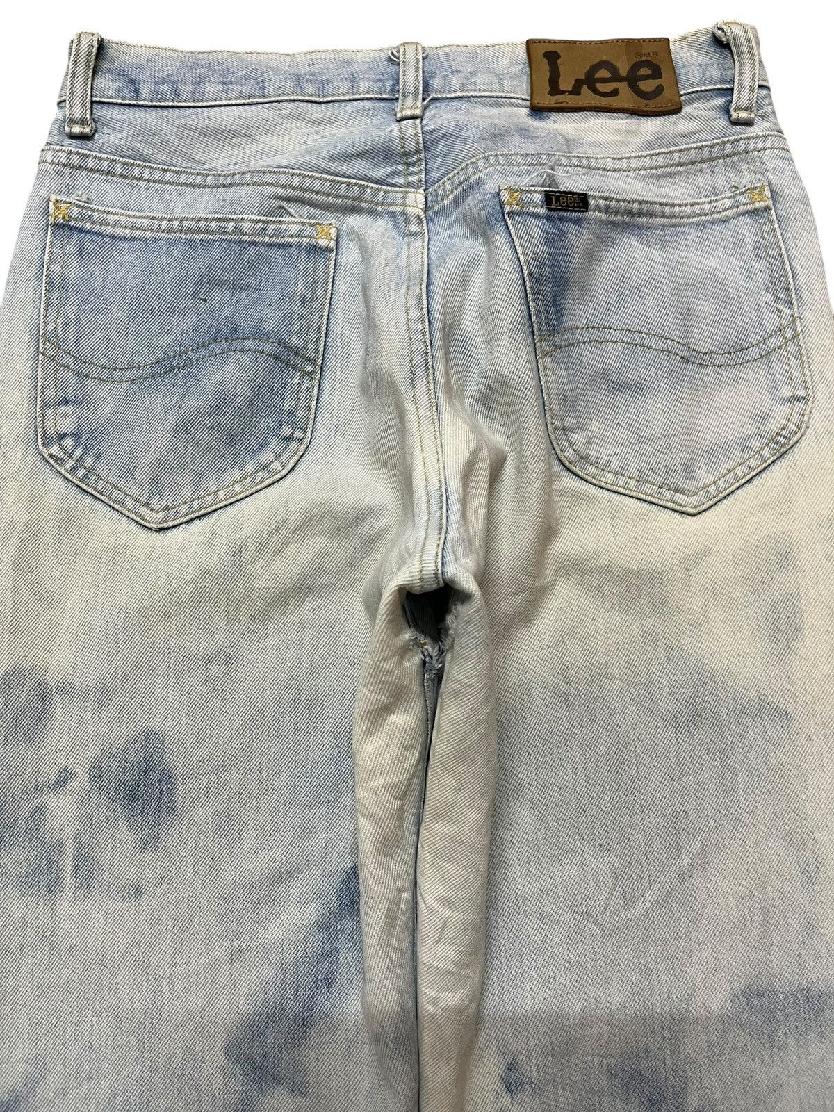 Lee Vintage Lee Wide Leg Faded Acid Wash Denim Size US 28 / EU 44 - 8 Thumbnail