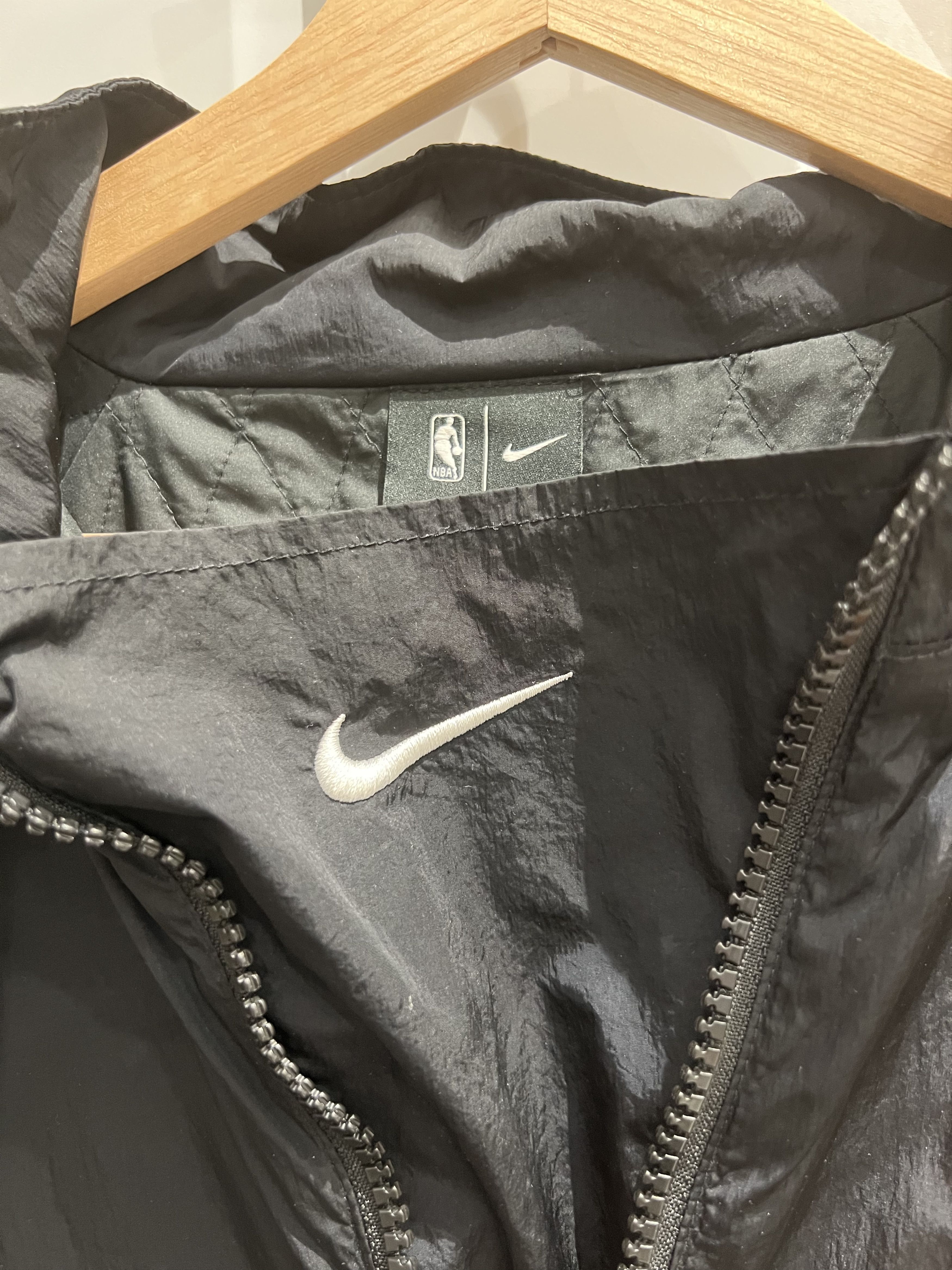 Nike × Vintage Nike Black NBA Team 31 Courtside Half-Zip Jacket Size US M / EU 48-50 / 2 - 5 Thumbnail