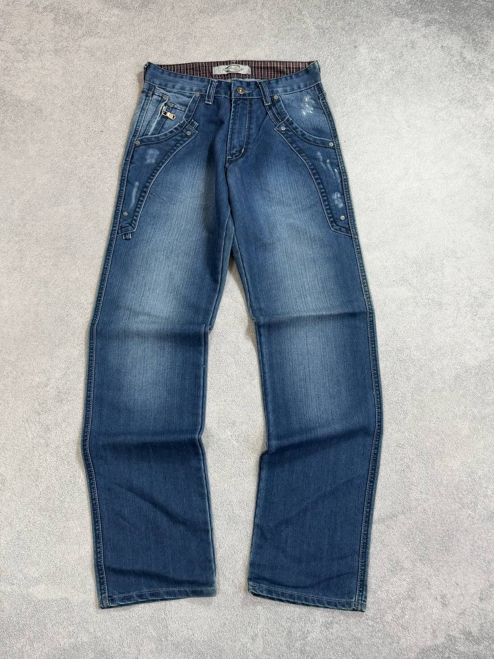 Hedi Slimane 00s Hedi Slimane Dior Style Archive Baggy Y2K Denim jeans Size US 31 - 4 Thumbnail