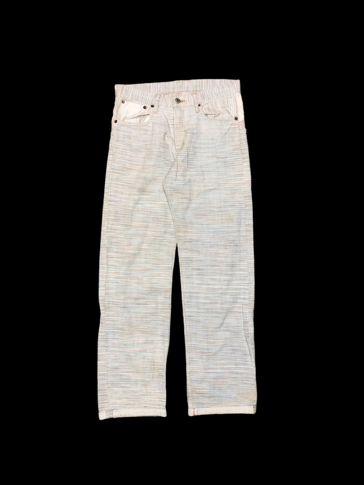 Edwin × Japanese Brand STRIPED SELVEDGE EDWIN DENIM Size US 30 / EU 46 - 1 Thumbnail