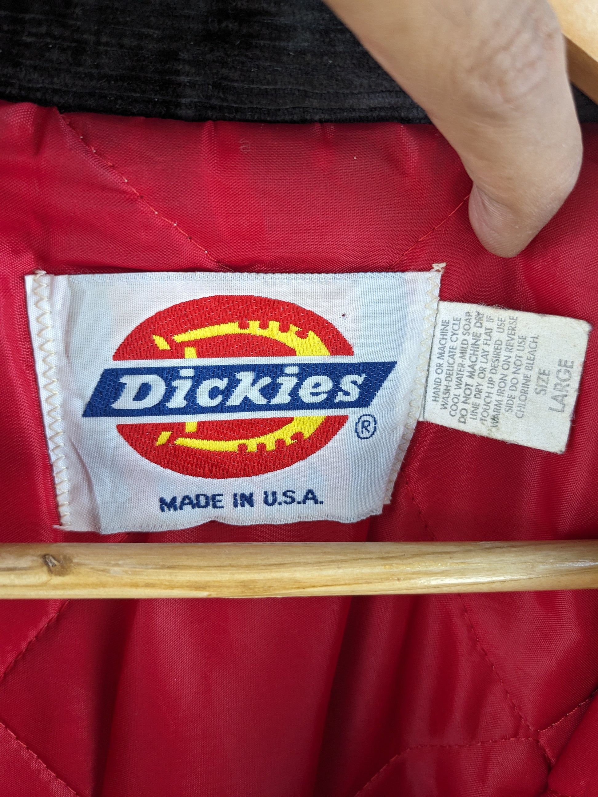 Dickies × Vintage Vintage 1990s Dickies Bomber Jacket Faded Blue Made In USA Size US L / EU 52-54 / 3 - 3 Thumbnail