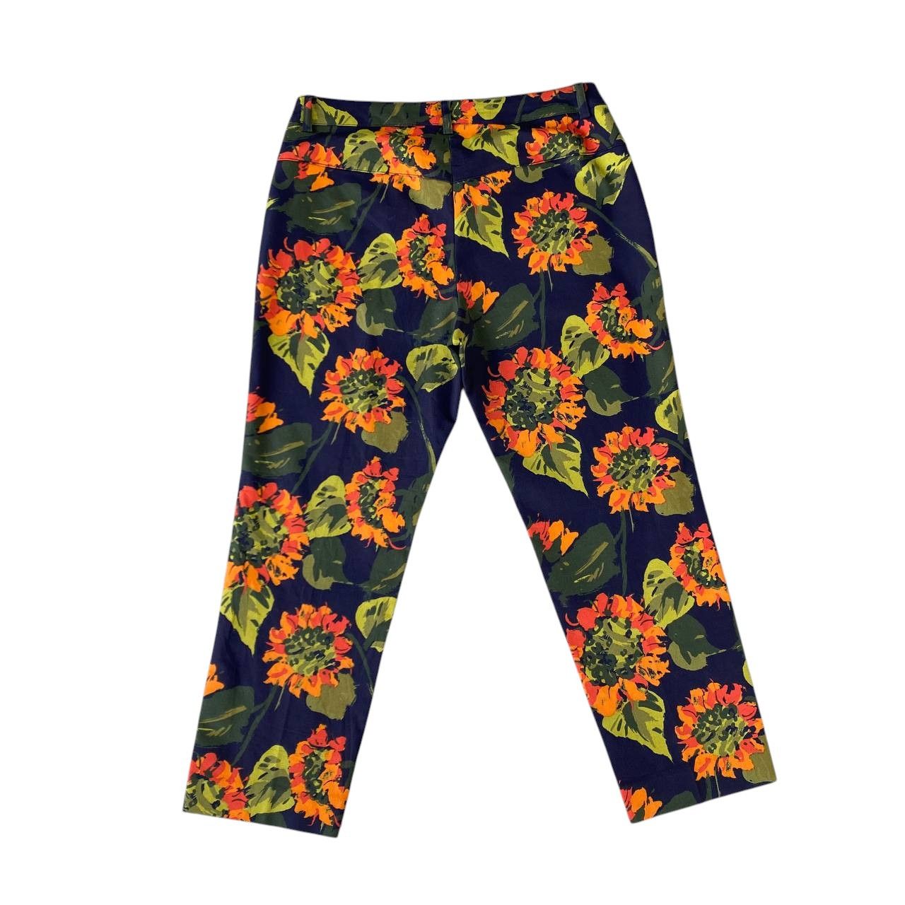 Junko Shimada JUNKO SHIMADA FLORAL CROPPED PANT W29 Size US 29 - 3 Thumbnail