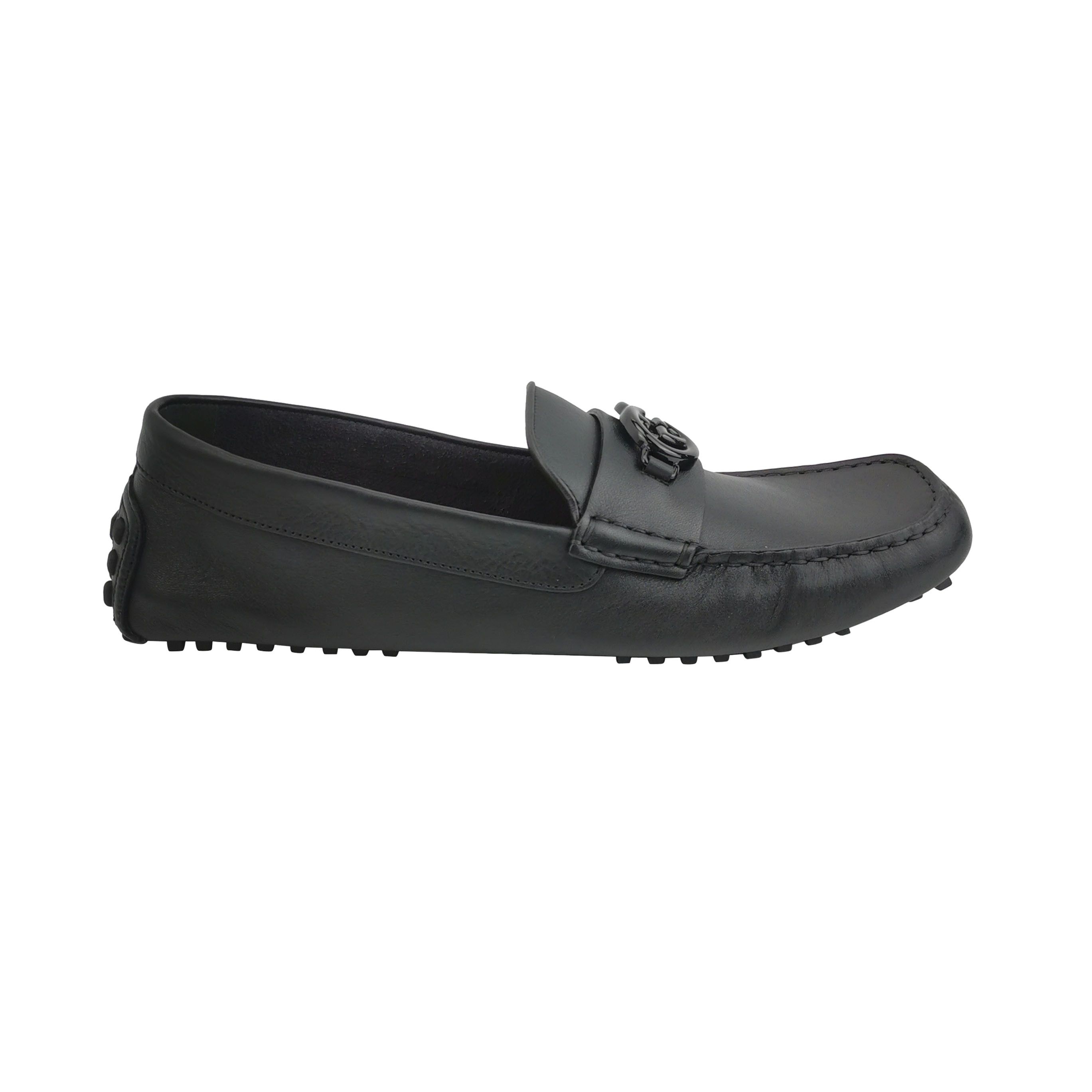 Gucci Gucci Interlocking G Leather Drivers 13 Size US 13 / EU 46 - 1 Thumbnail