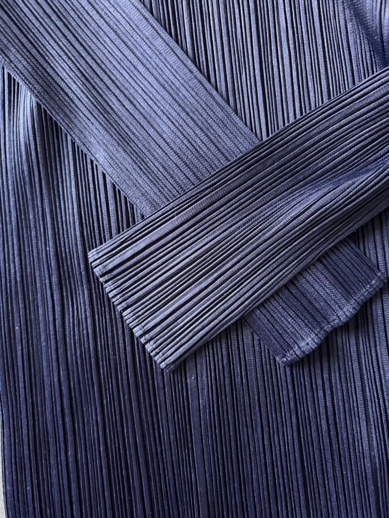 Issey Miyake issey miyake size:3 Blue and black long sleeves 2505-Nexta Size XXS / US 00 / IT 34 - 3 Thumbnail