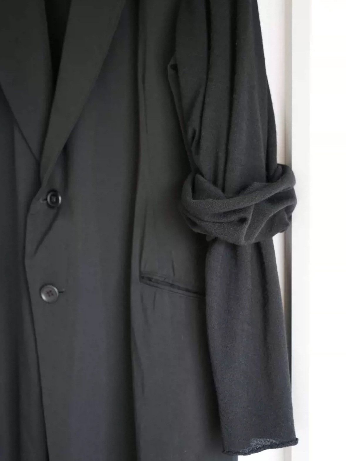 Yohji Yamamoto Yohji Yamamoto 02ss Actress Double Sleeve Wool Coat Size US M / EU 48-50 / 2 - 4 Thumbnail