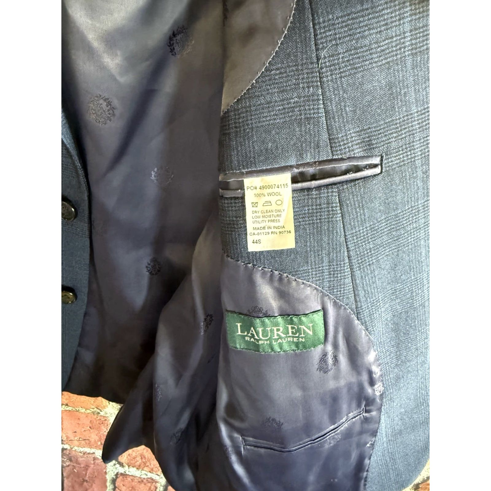 Ralph Lauren Lauren Ralph Lauren Womens Blue Plaid Blazer Jacket Short Size 44 Size 30" / US 8 / IT 44 - 3 Thumbnail