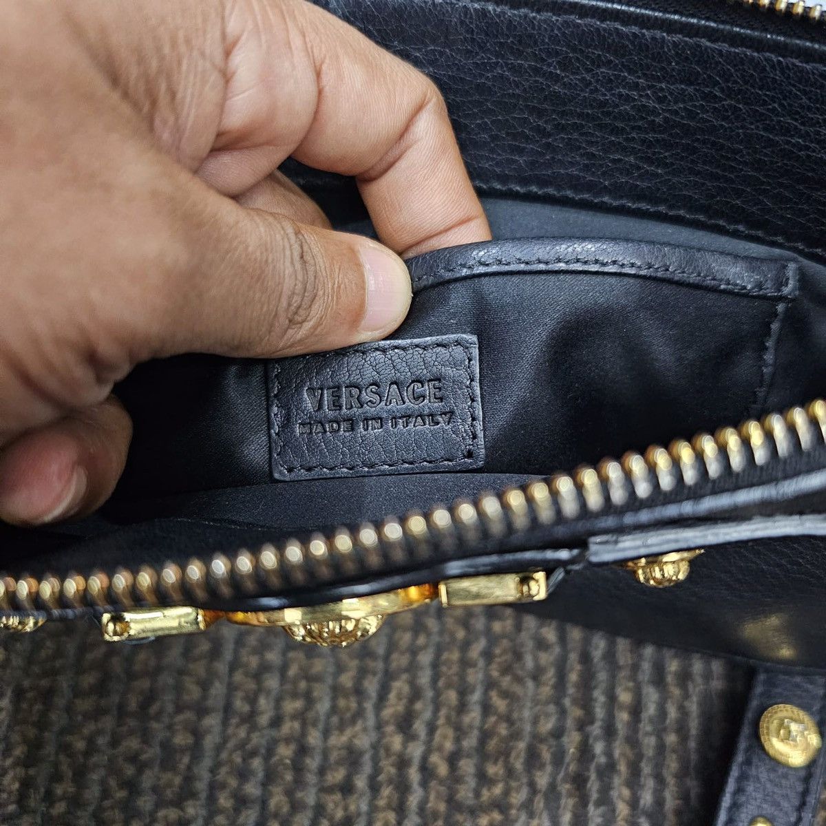 Versace Versace leather Medusa black clutch wristlet wallet Size ONE SIZE - 7 Thumbnail