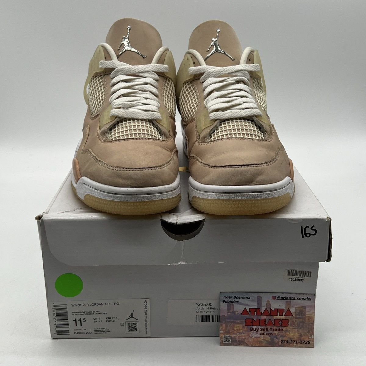 Jordan Brand Wmns air Jordan 4 shimmer Size US 11.5 / EU 44-45 - 2 Thumbnail