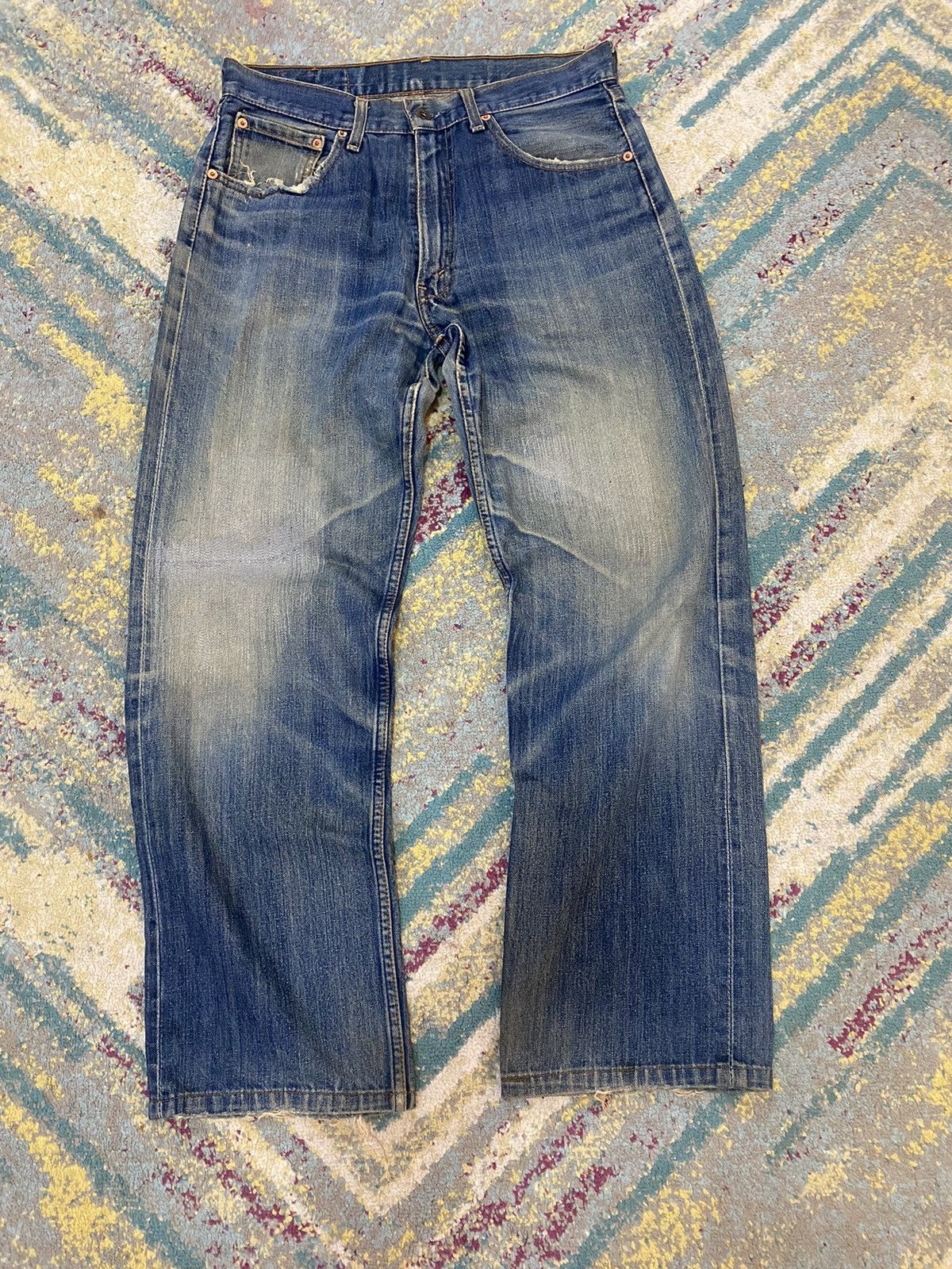 Levi's Vintage Levi's 503 Distressed Pant Jeans Size US 32 / EU 48 - 1 Thumbnail