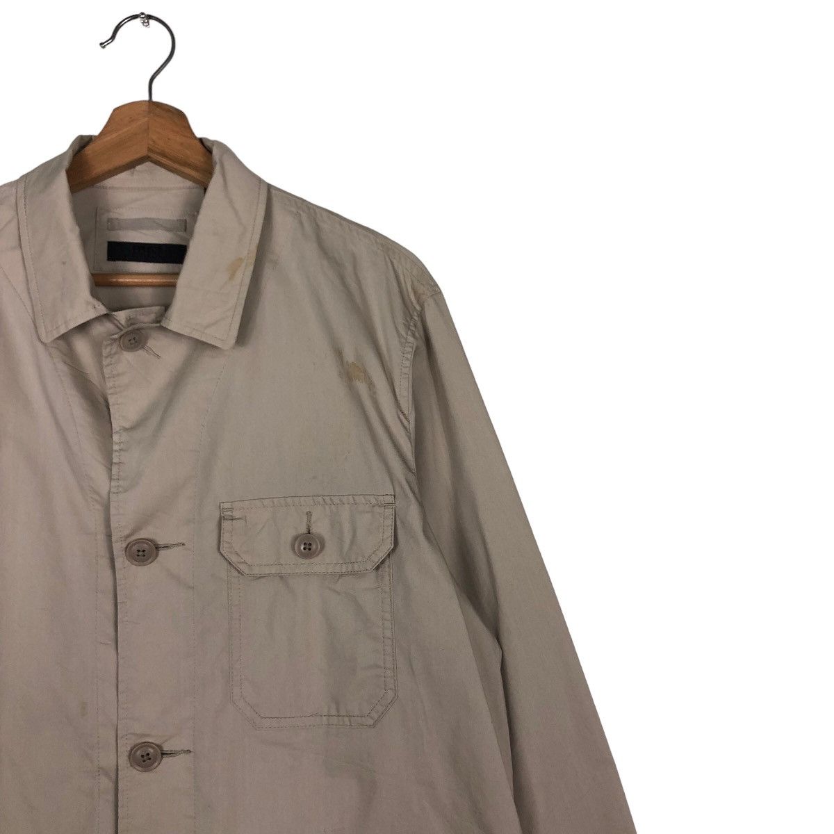 Japanese Brand Vintage Chore Jacket Multi Pocket Cargo Uniqlo Issey Miyake Size US L / EU 52-54 / 3 - 6 Thumbnail