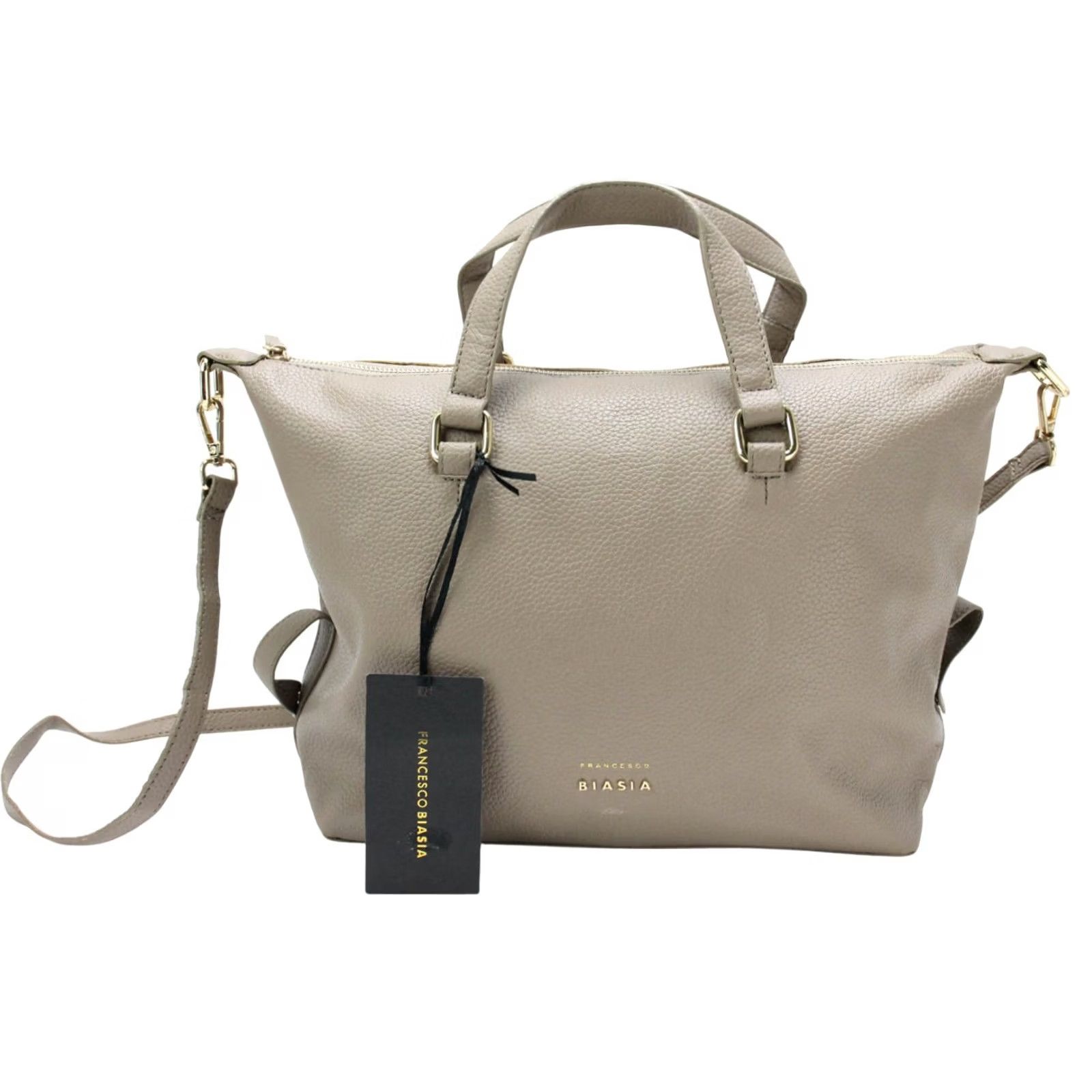 Vintage Francesco Biasia Bag Women's ONE SIZE Grey Zipper Detachable Strap Bag Size ONE SIZE - 2 Thumbnail