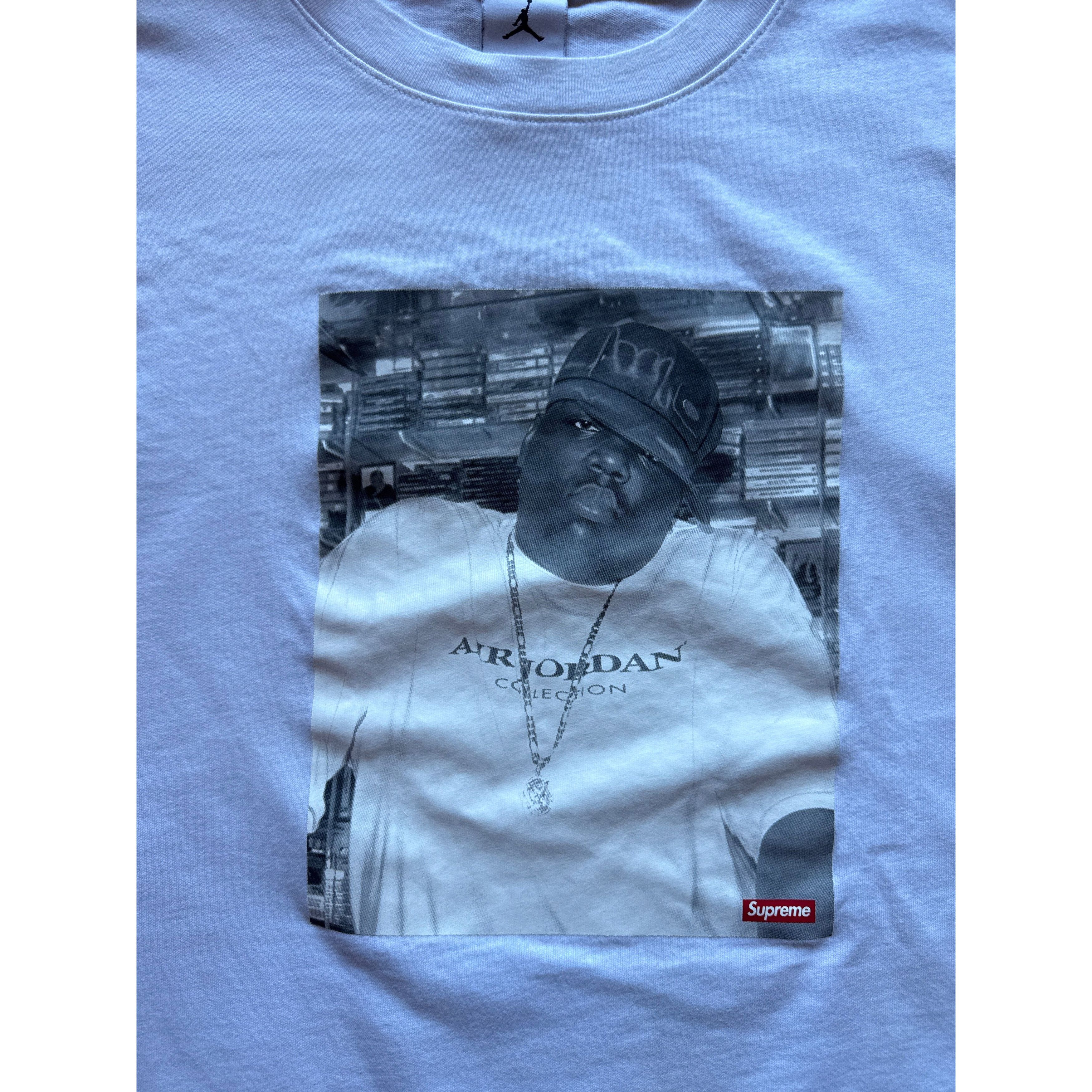 Supreme Jordan Biggie S/S White Tee