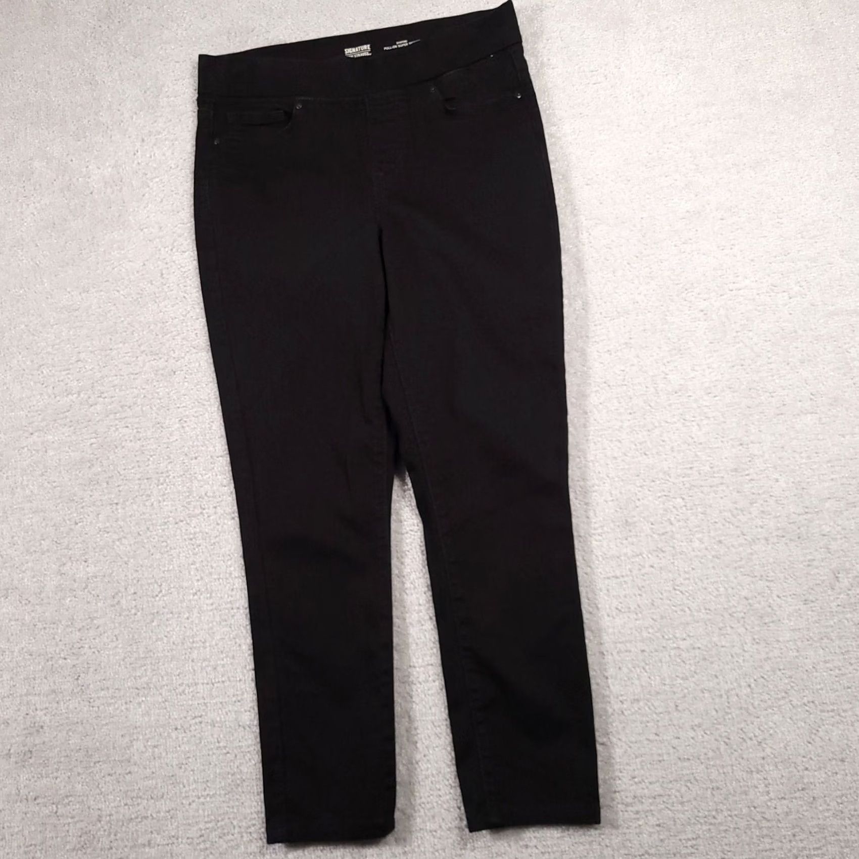 Vintage Levi Strauss Shaping Super Skinny Jeans Womens 6 Black 28X25 Crop Capri - Style - Sale Size 28" / US 6 / IT 42 - 2 Thumbnail