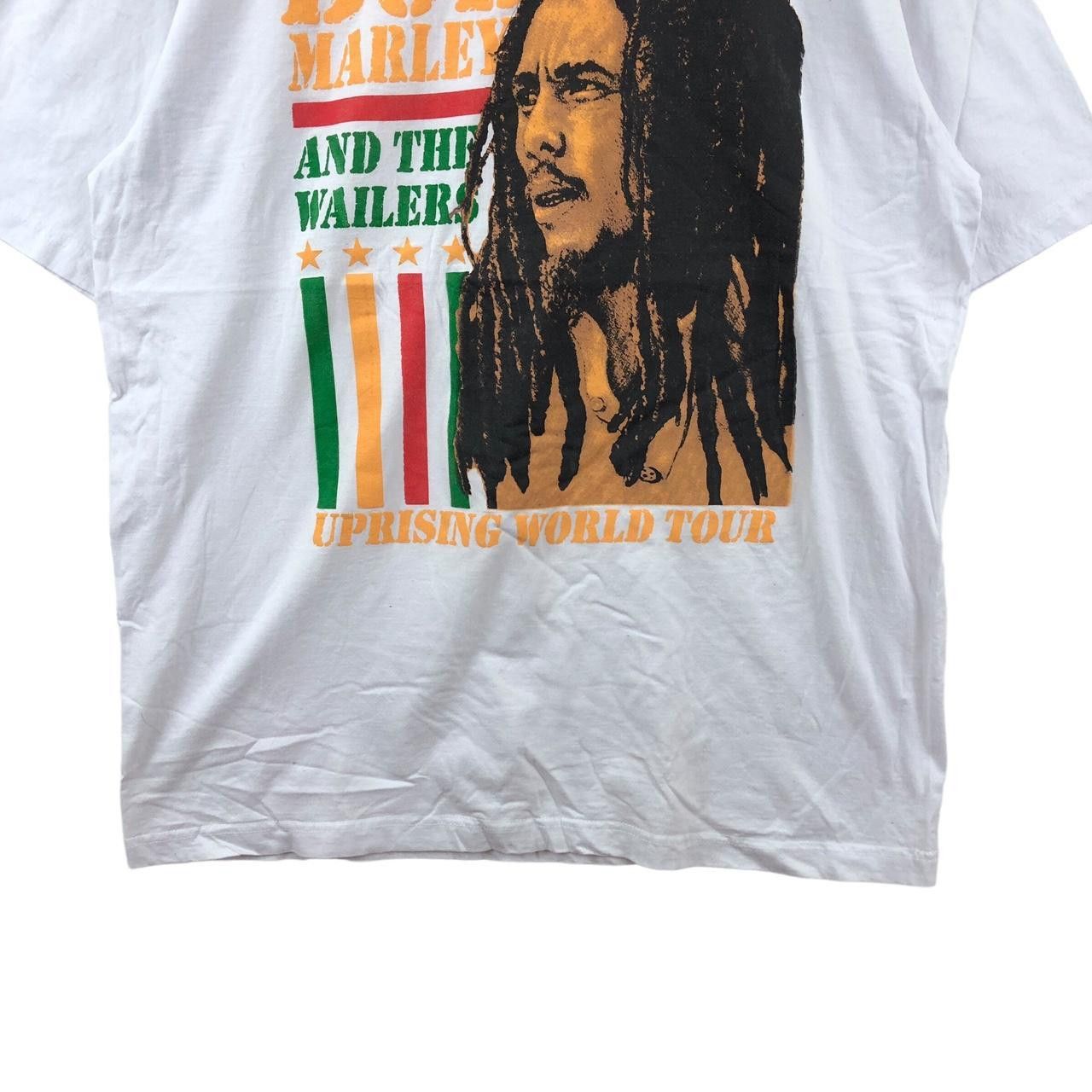 Band Tees Vintage BOB MARLEY THE WAILERS Uprising World Tour Tee Shirt Size US XXL / EU 58 / 5 - 4 Thumbnail