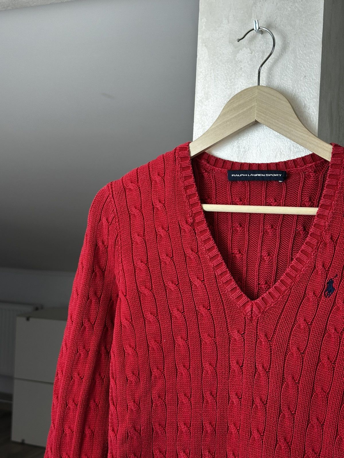 Polo Ralph Lauren Polo Ralph Lauren Cable Knit Cotton Sweater Size M / US 6-8 / IT 42-44 - 2 Thumbnail