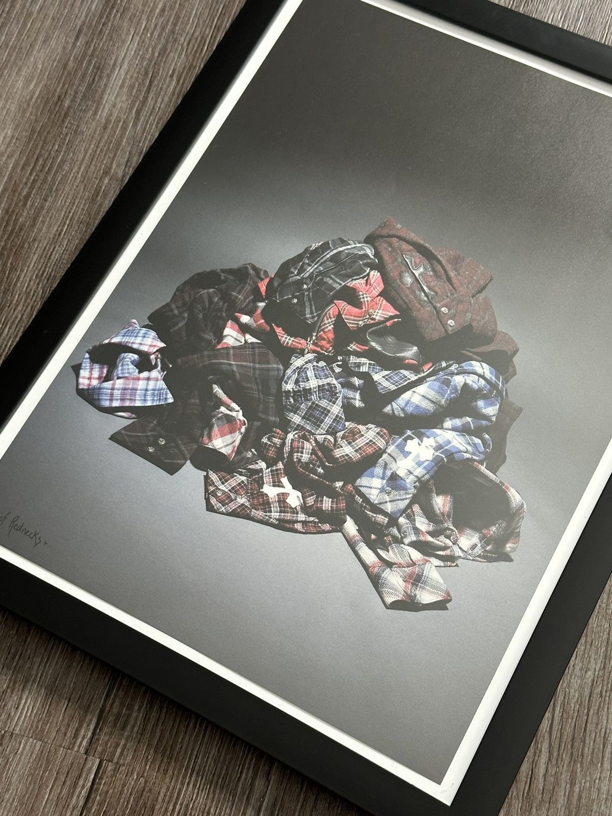 Chrome Hearts 🖤Chrome Hearts🖤 Cross Patch Flannel 9x12 Framed Poster Size ONE SIZE - 2 Thumbnail