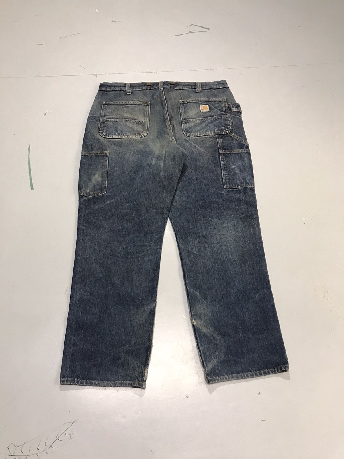 Carhartt Vintage Carhartt repaired double knee workwear denim Size US 38 / EU 54 - 2 Thumbnail