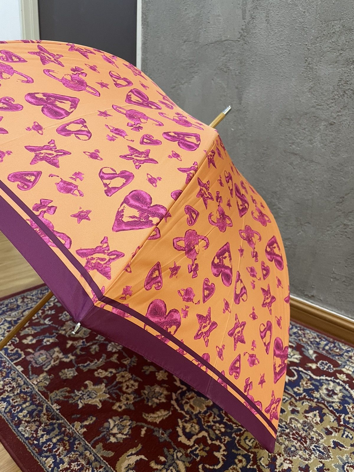 Vivienne Westwood Vivienne Westwood “Orb Skull Love “ Umbrella Size ONE SIZE - 18 Thumbnail