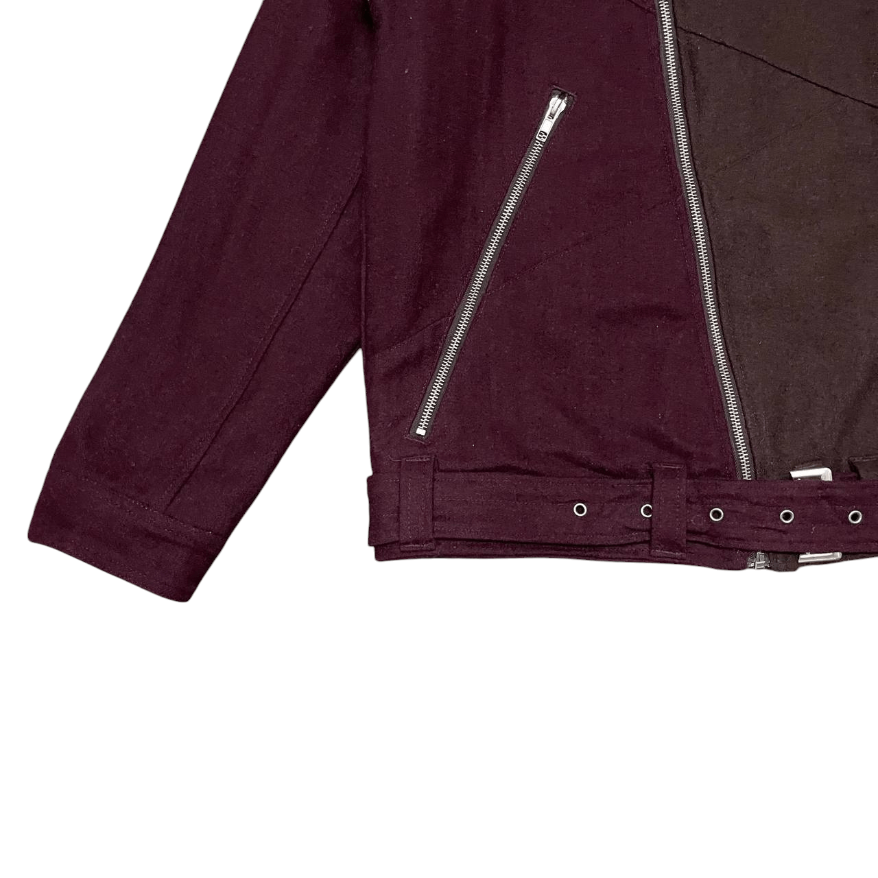 AMP AMP by Manydope Fur Split Jacket Asymmetric Zipper Size US M / EU 48-50 / 2 - 3 Thumbnail
