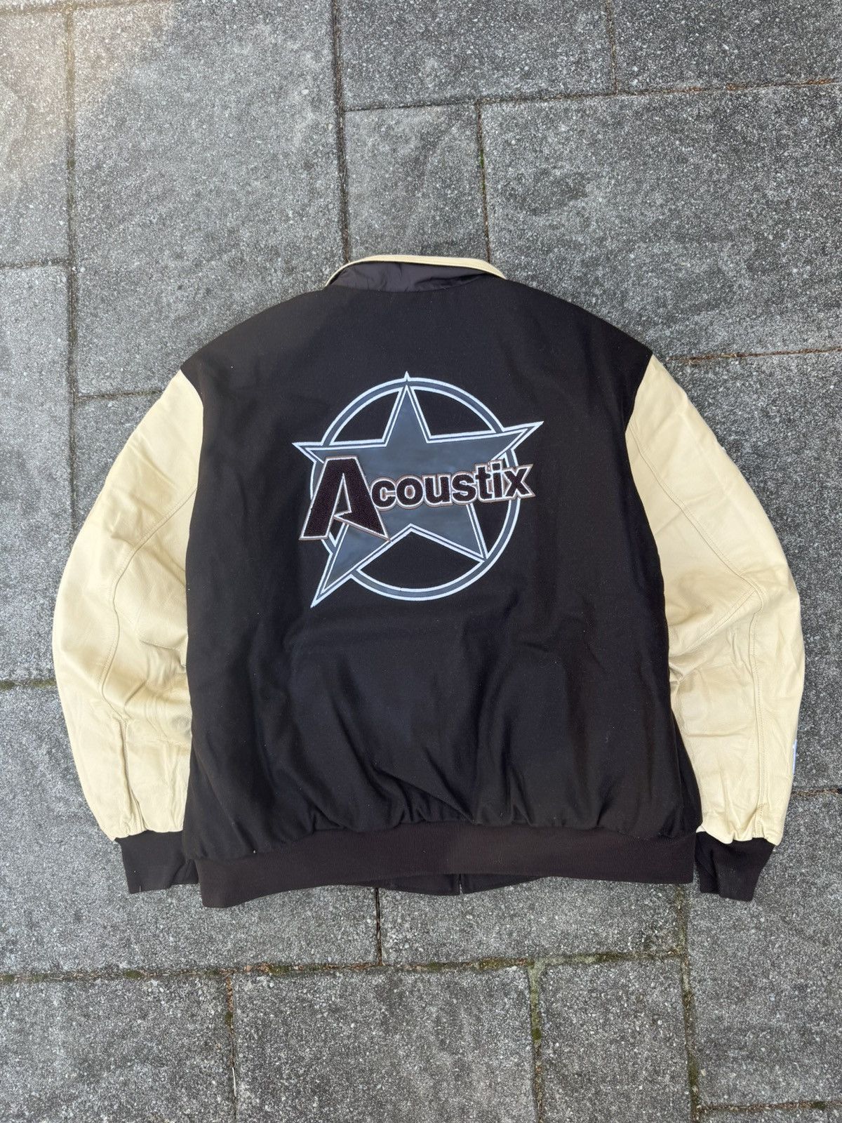 Japanese Brand × Vintage Acoustix Two Toned Front/Back Embroidered Jacket Size US XXL / EU 58 / 5 - 4 Thumbnail