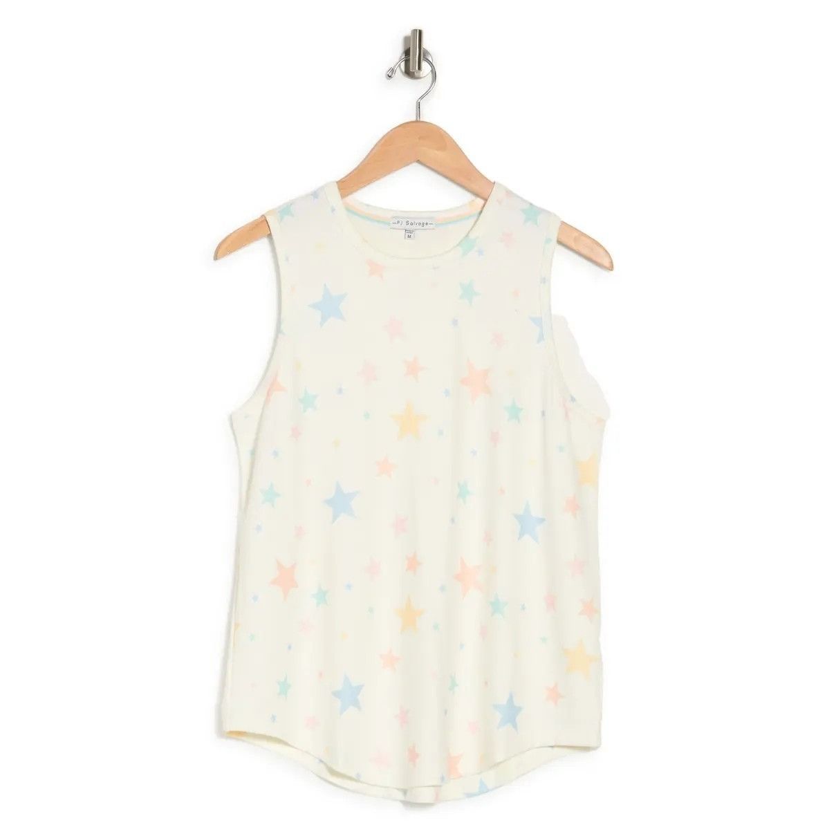 Other PJ Salvage Ivory Star Print Sleeveless Tank Top Size S / US 4 / IT 40 - 1 Thumbnail