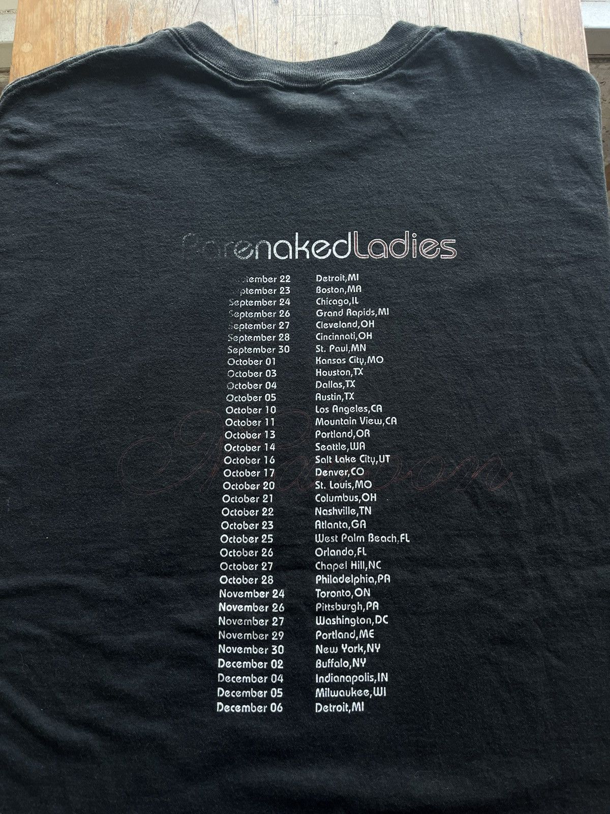Band Tees × Vintage Vintage Barenaked Ladies Maroon Tour Tshirt Size US XL / EU 56 / 4 - 8 Thumbnail
