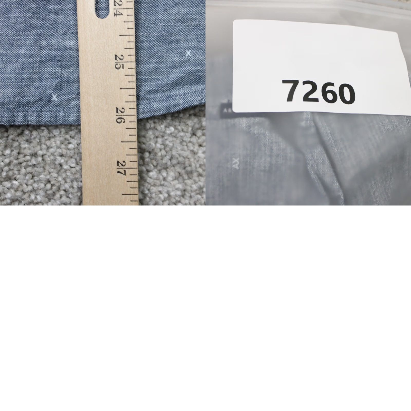 Armani Exchange A/X Armani Exchange Shirt Men XS Blue Geometric Fitted Casual Long Sleeve Cotton Size US XS / EU 42 / 0 - 9 Thumbnail