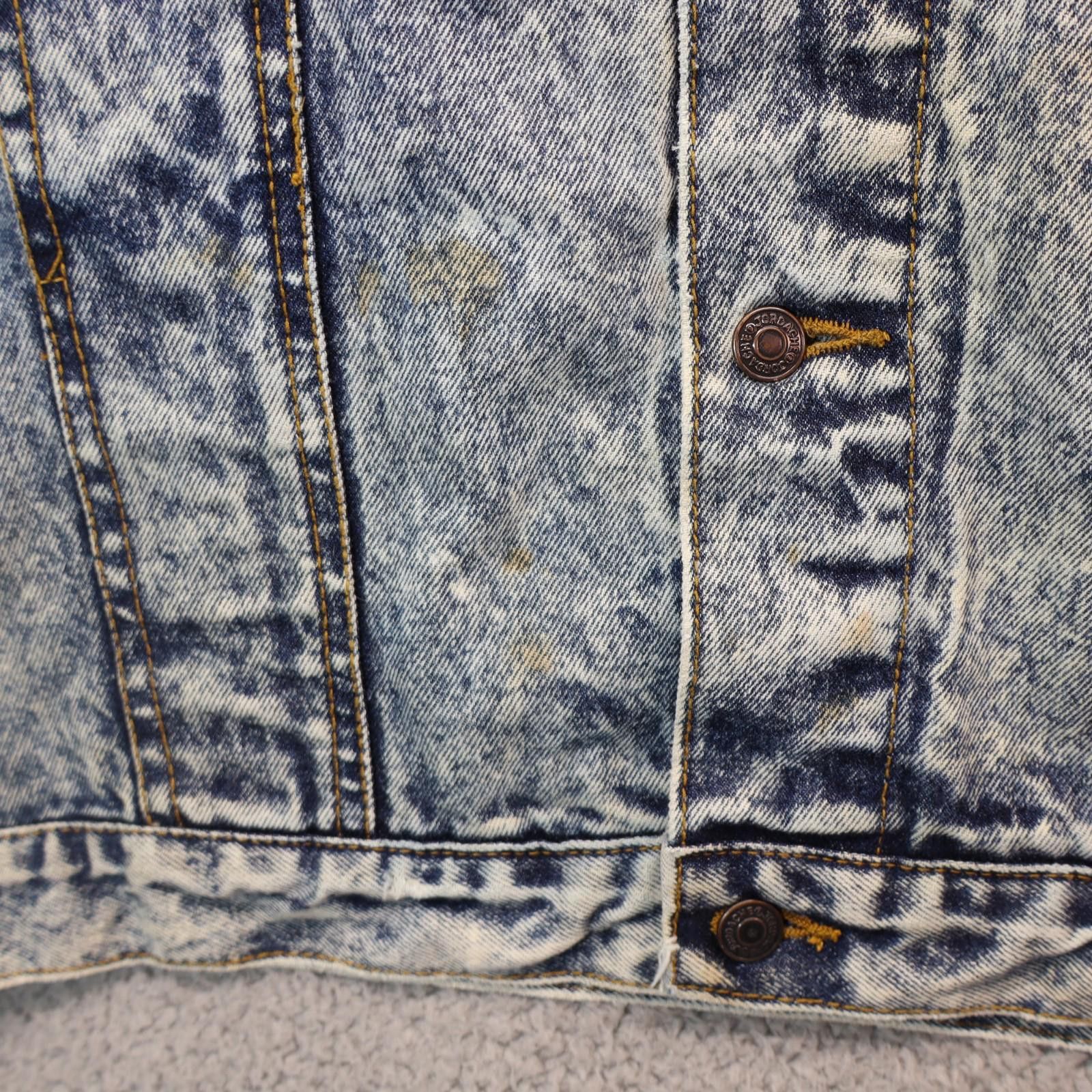 Jordache Women Medium Coat Oversize Long Acid Work Jordache vtg Denim Size M / US 6-8 / IT 42-44 - 3 Thumbnail