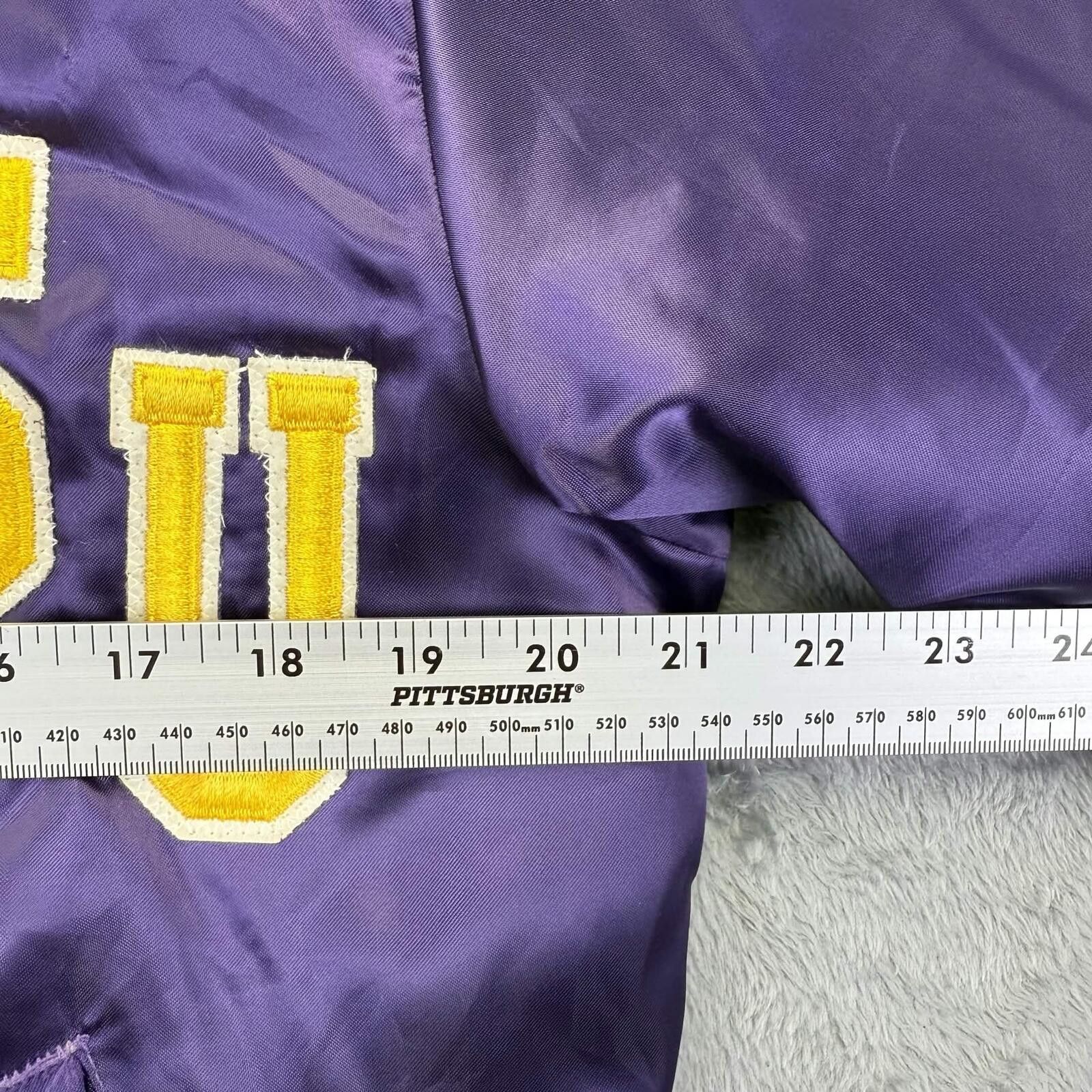 Other LSU Tigers Vintage Satin Bomber Jacket Size ONE SIZE - 5 Thumbnail