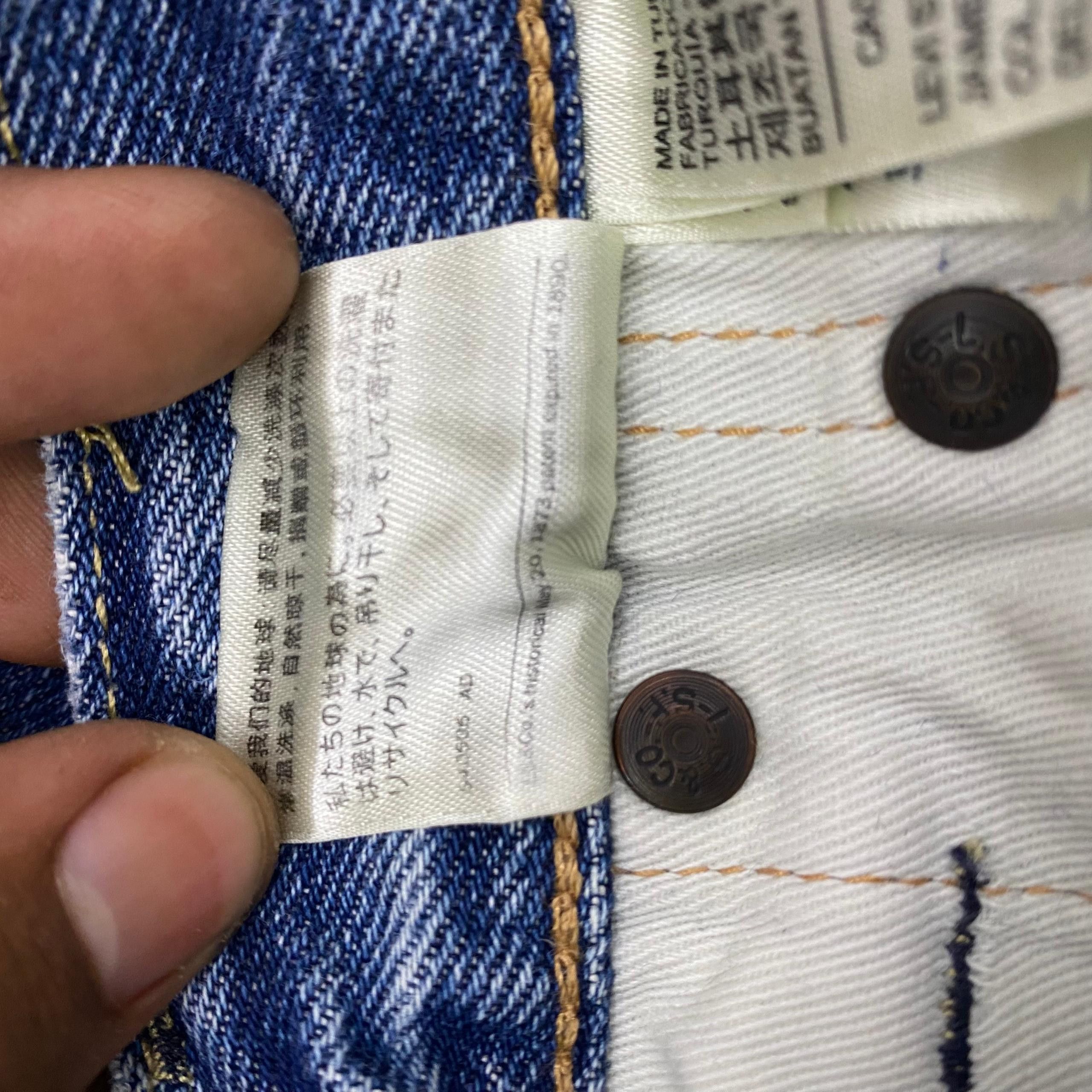 Levi's Vintage levis 511 Distressed Denim Kurt Cobain Style Size US 29 - 16 Thumbnail