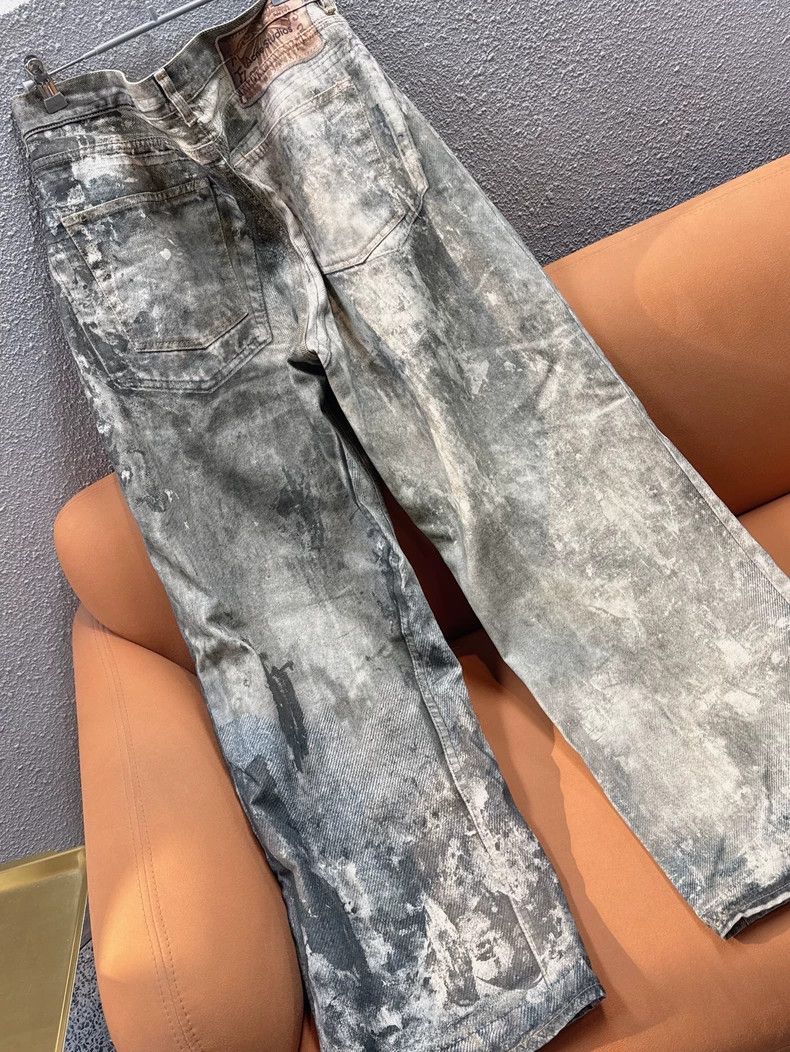 Acne Studios acne studios Spilled ink dirty pants 2504-Nextarrow Size US 34 / EU 50 - 2 Thumbnail