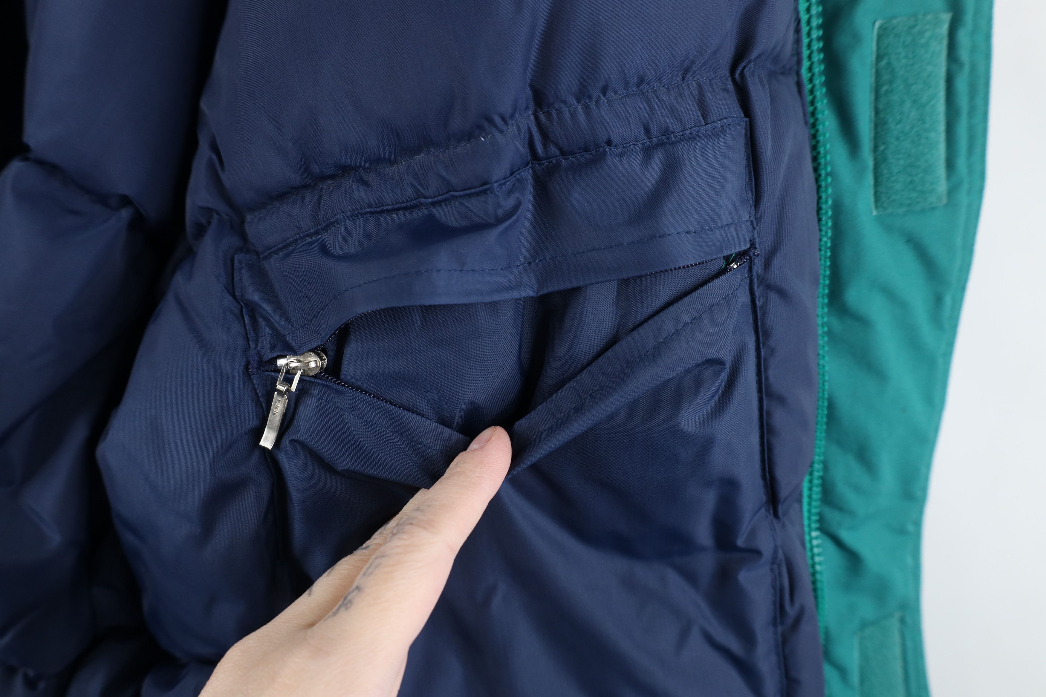 Vintage Vintage 90s Streetwear Down Insulated Puffer Jacket Green Size US XL / EU 56 / 4 - 11 Thumbnail