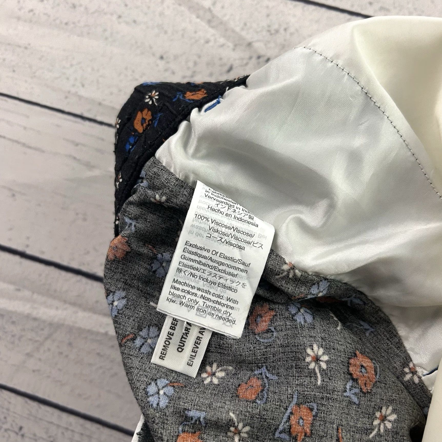 Madewell Madewell Black Medium Women's Prairie Posies Track Trousers Pants Size 32" / US 10 / IT 46 - 5 Thumbnail