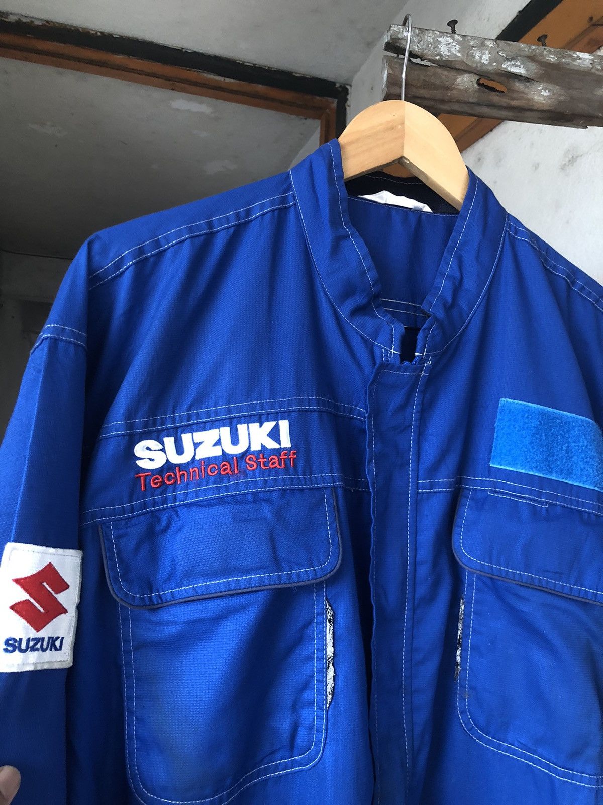 Vintage Vintage Suzuki Racing Technical Team Coverall/Jumpsuit Size US XL / EU 56 / 4 - 3 Thumbnail