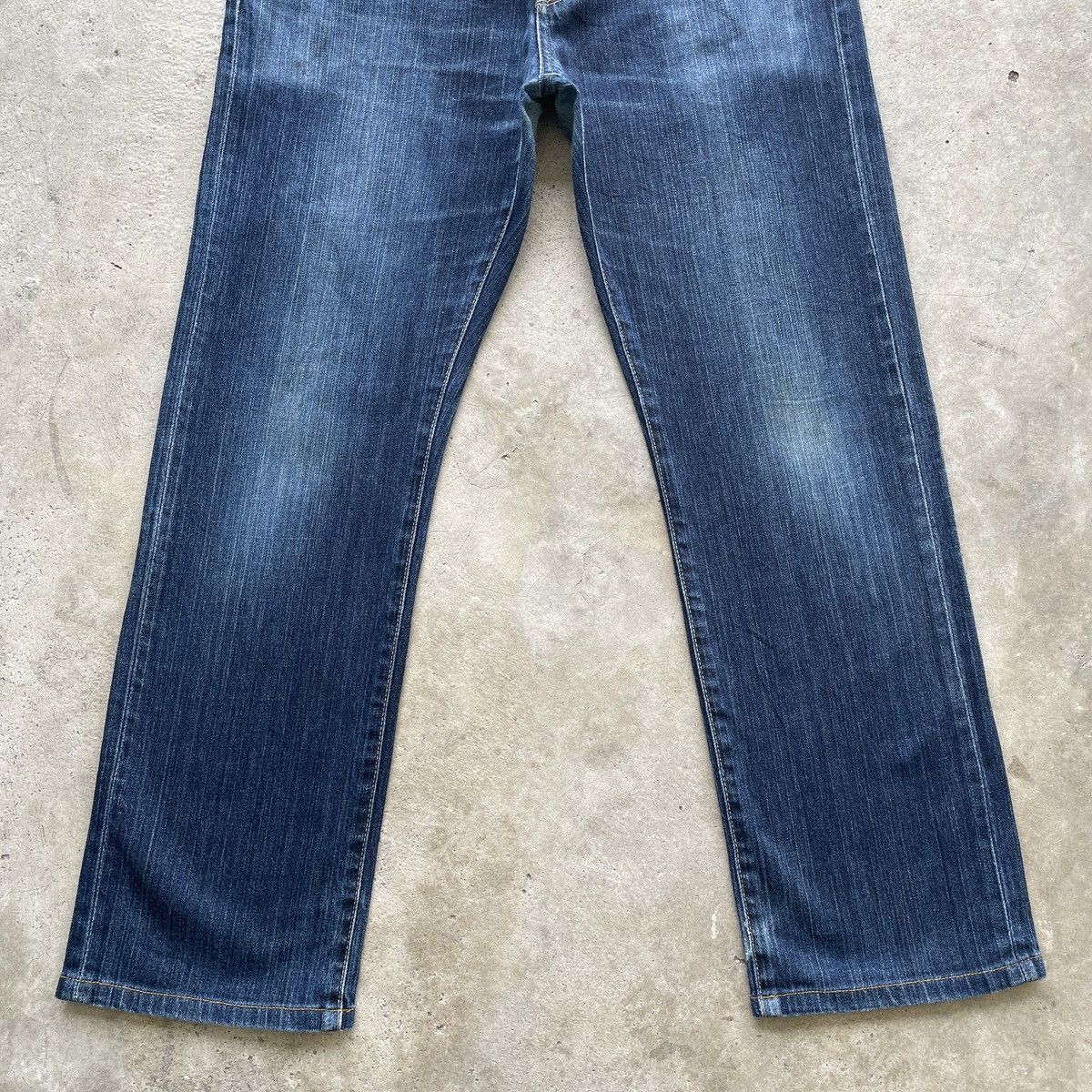 Japanese Brand × Jean × Vintage Vintage Japanese Brand Indigo Blue Denim Jeans Pants W33 Size US 33 - 4 Thumbnail