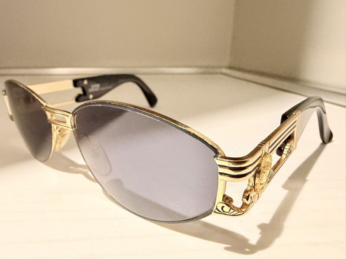 Versace Gianni varsace S75 col.16L gold black man sunglasses vintage Size ONE SIZE - 9 Thumbnail