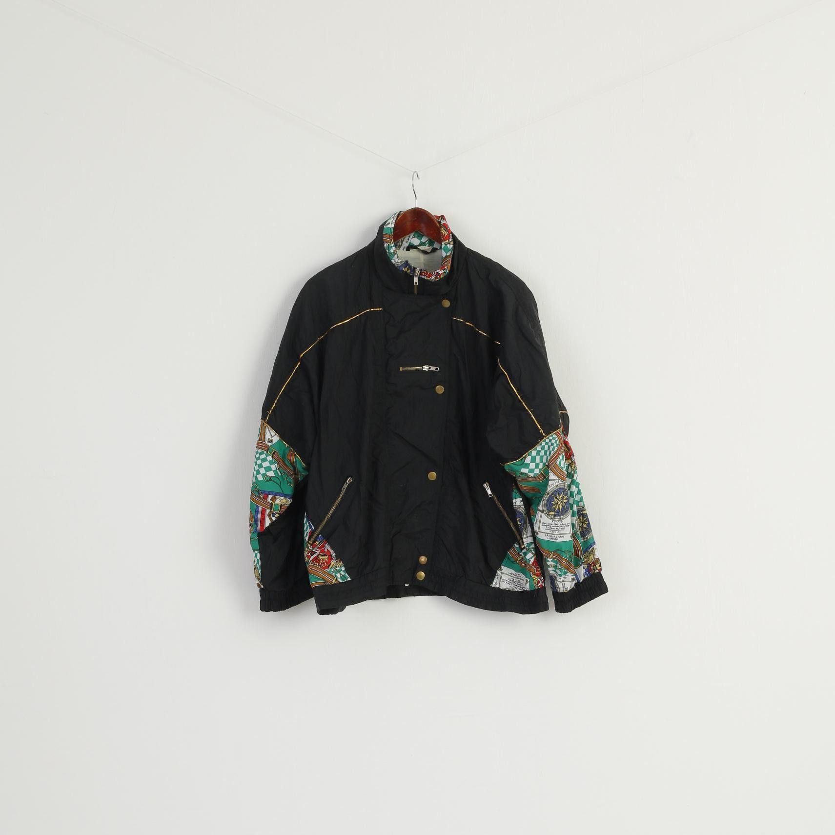 Vintage Vintage Women 42/44 M Jacket Black Shiny 8522 Size M / US 6-8 / IT 42-44 - 1 Thumbnail