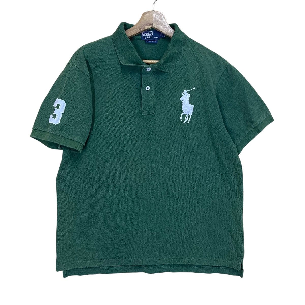 Polo Ralph Lauren × Ralph Lauren × Vintage Vintage 90s Polo Ralph Lauren Big Logo Collar Shirts Size US M / EU 48-50 / 2 - 1 Thumbnail