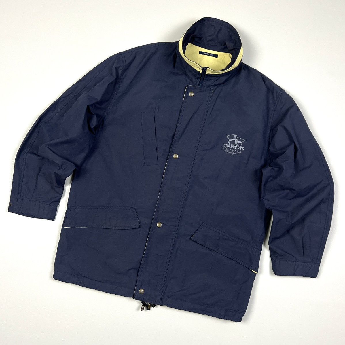 Burberry × Vintage Auth Vintage Burberrys Logo Cotton Jacket Men’s Size M-L Size US L / EU 52-54 / 3 - 5 Thumbnail