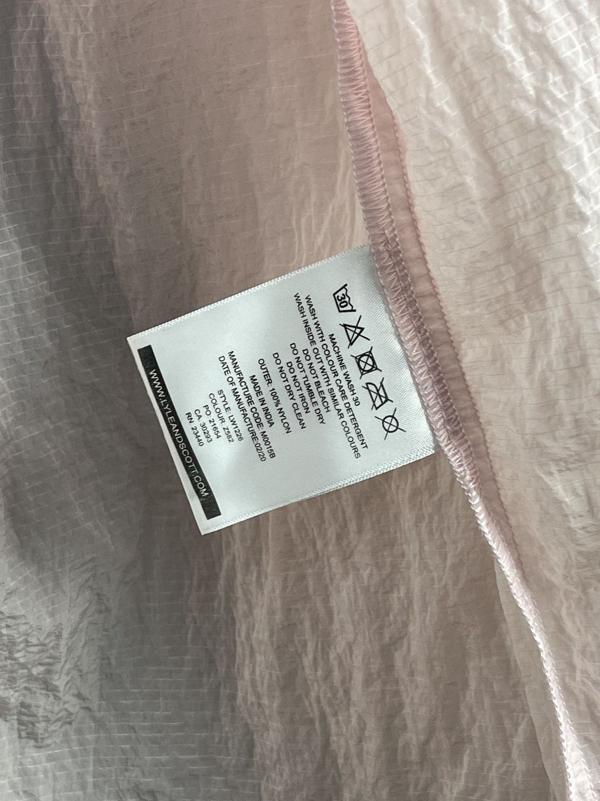 Lyle & Scott Lyle&Scott Casual Full Zip Pink Overshot Jacket Size XL Size US XL / EU 56 / 4 - 13 Thumbnail