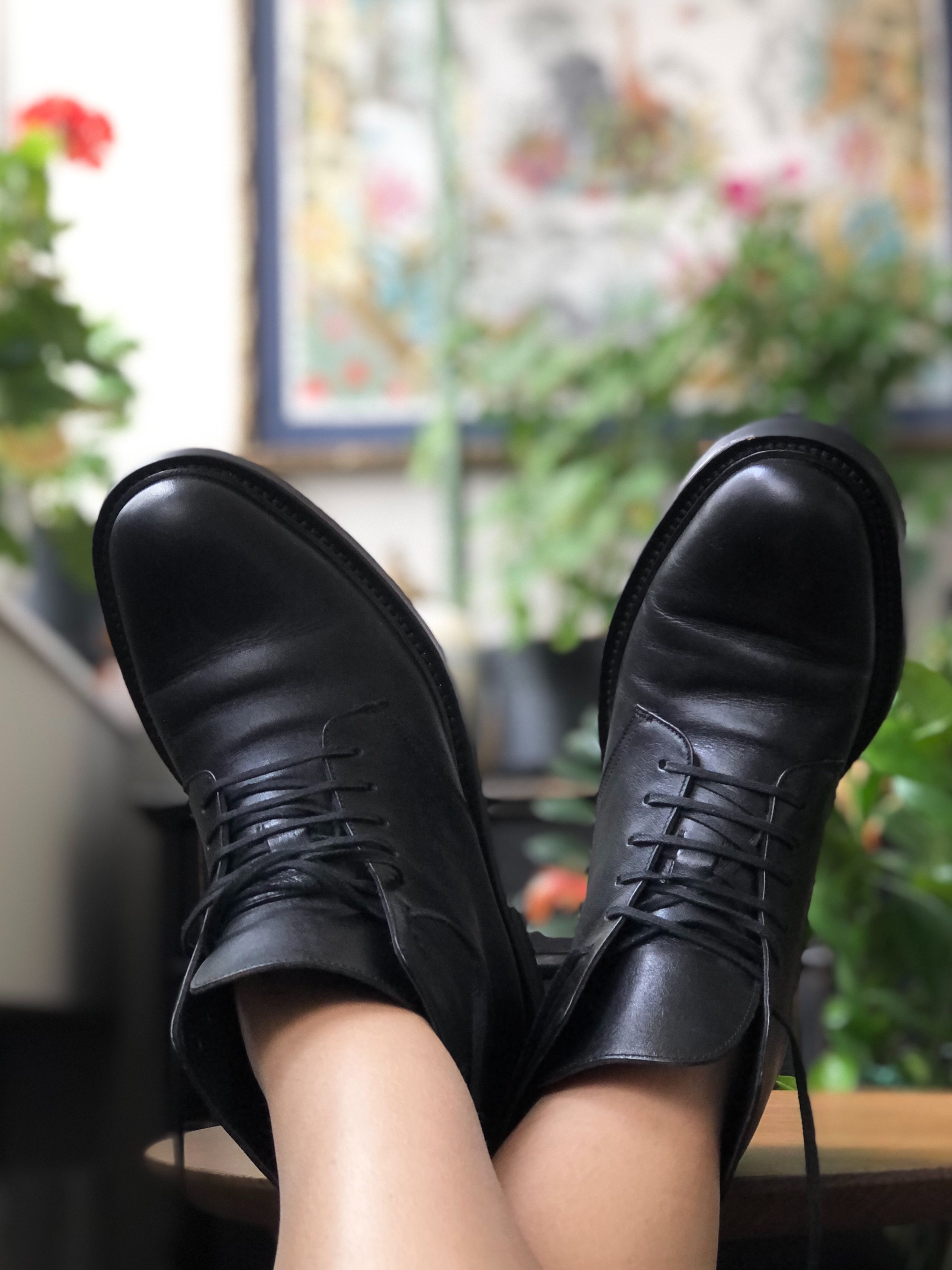 Saint Laurent Paris Saint Laurent Paris Army Lace-Up Boots Size US 9 / IT 39 - 6 Thumbnail