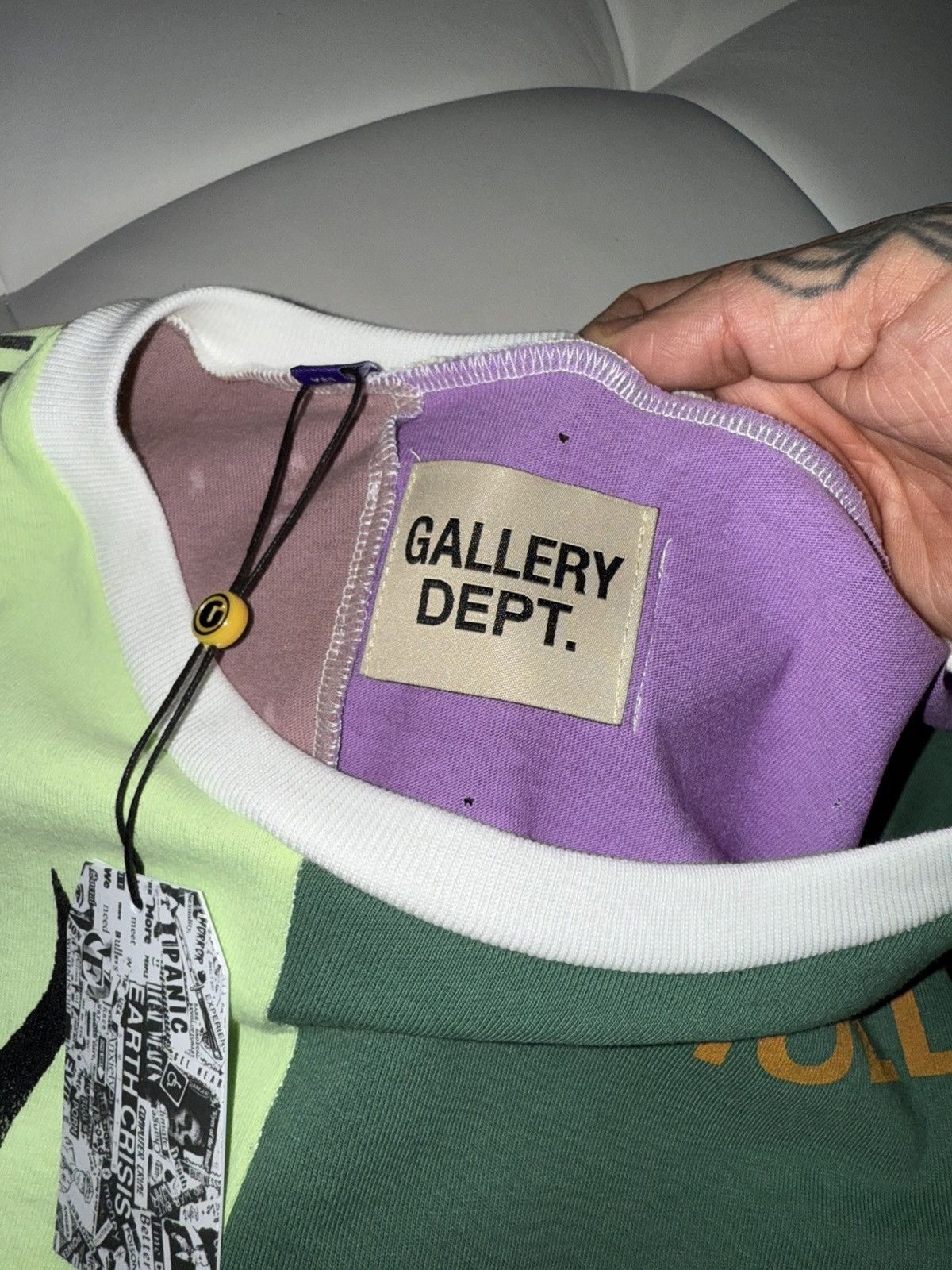 Gallery Dept. Gallery dept retouche logo t shirt Size US XL / EU 56 / 4 - 4 Thumbnail