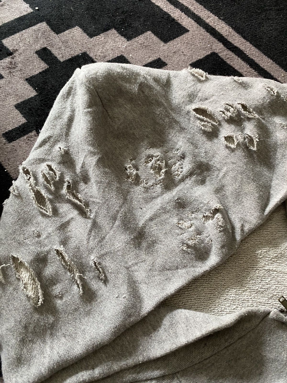 If Six Was Nine × Japanese Brand × Le Grande Bleu (L.G.B.) Unknwn distressed studed skull hoodie Size US M / EU 48-50 / 2 - 5 Thumbnail